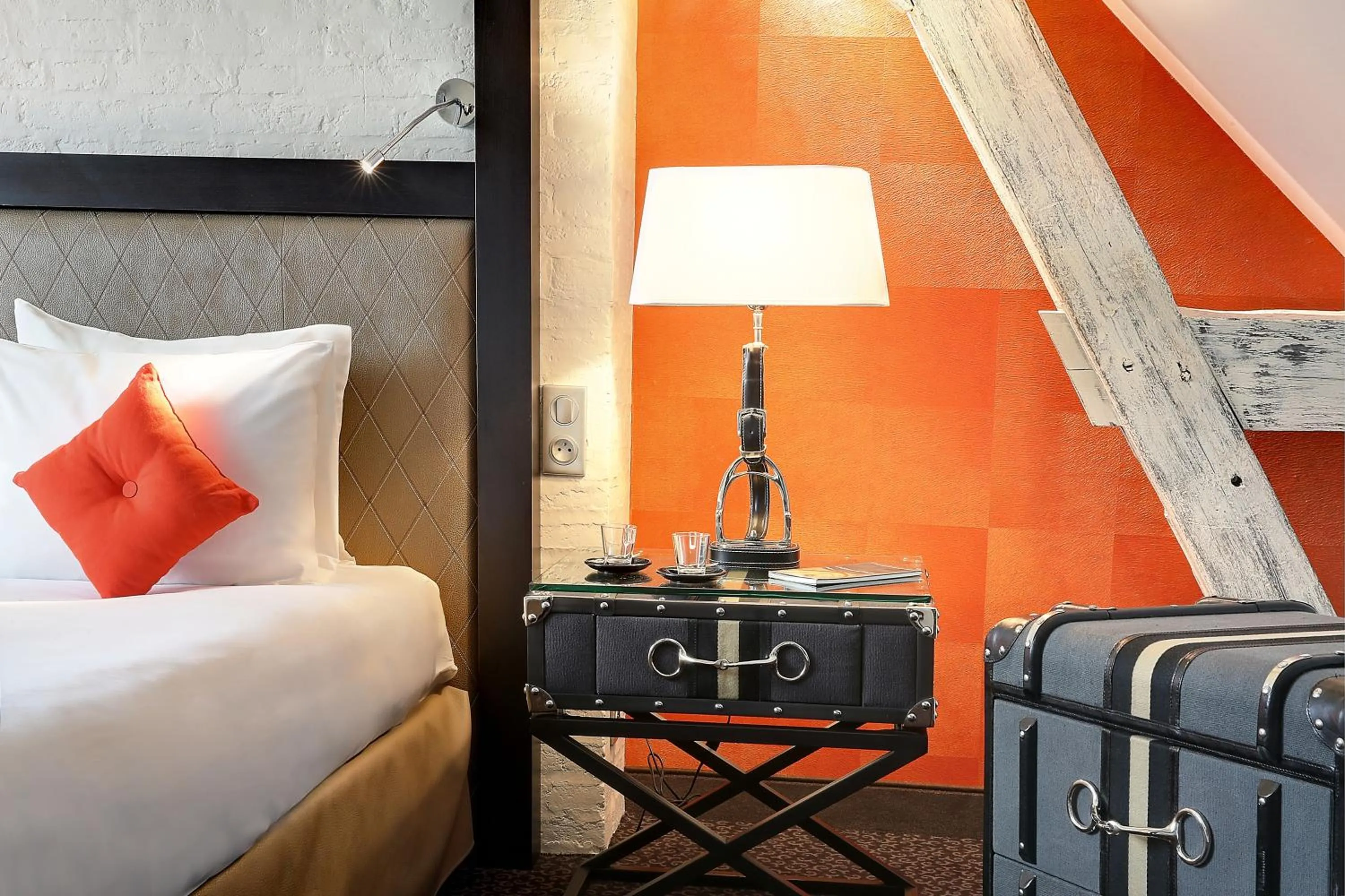 Bedroom, Bed in Best Western Premier de La Poste & Spa