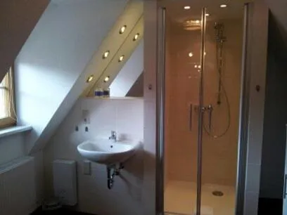 Shower in Ferienhaus am Oeringer Tor