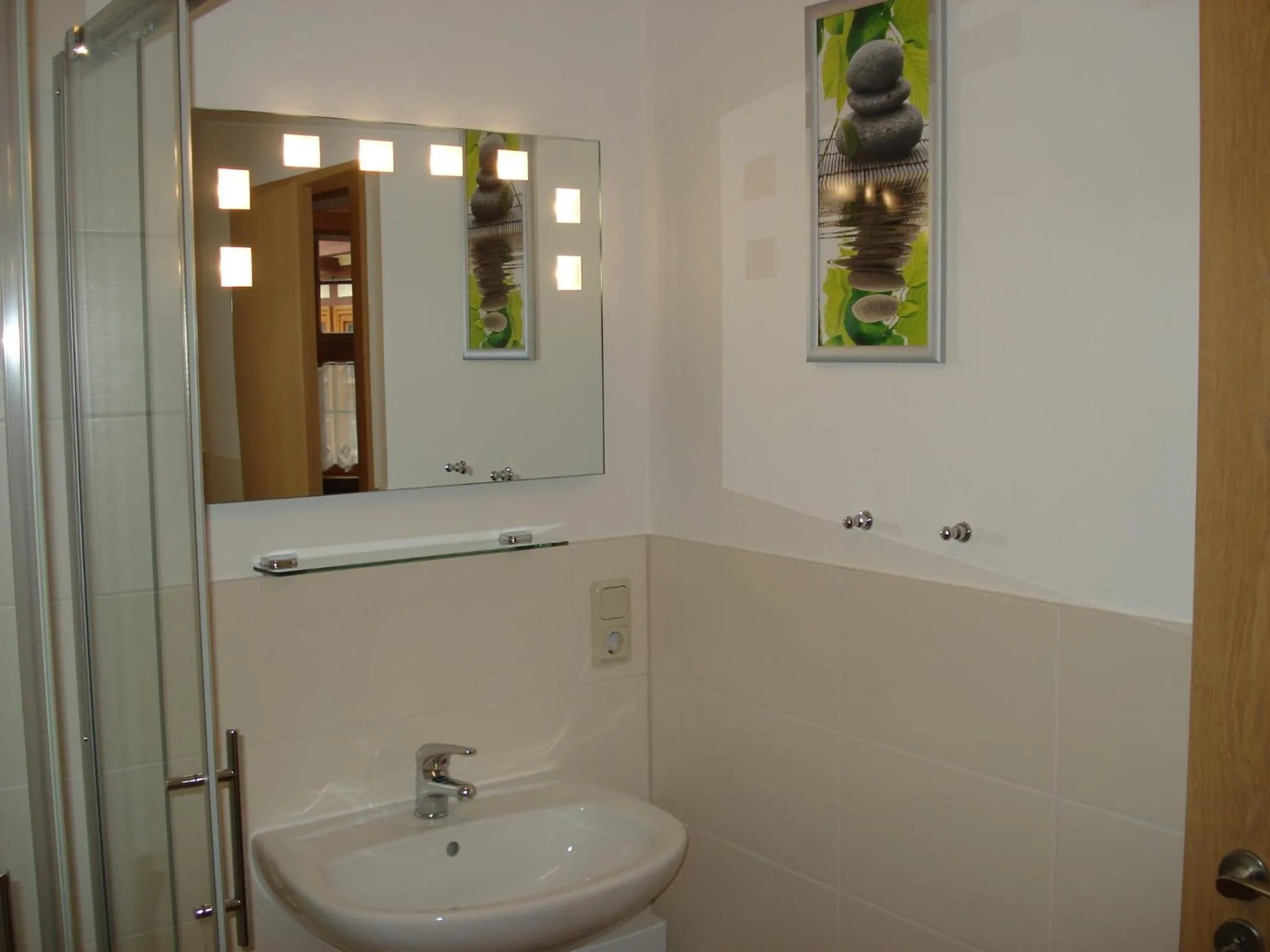 Shower in Ferienhaus am Oeringer Tor
