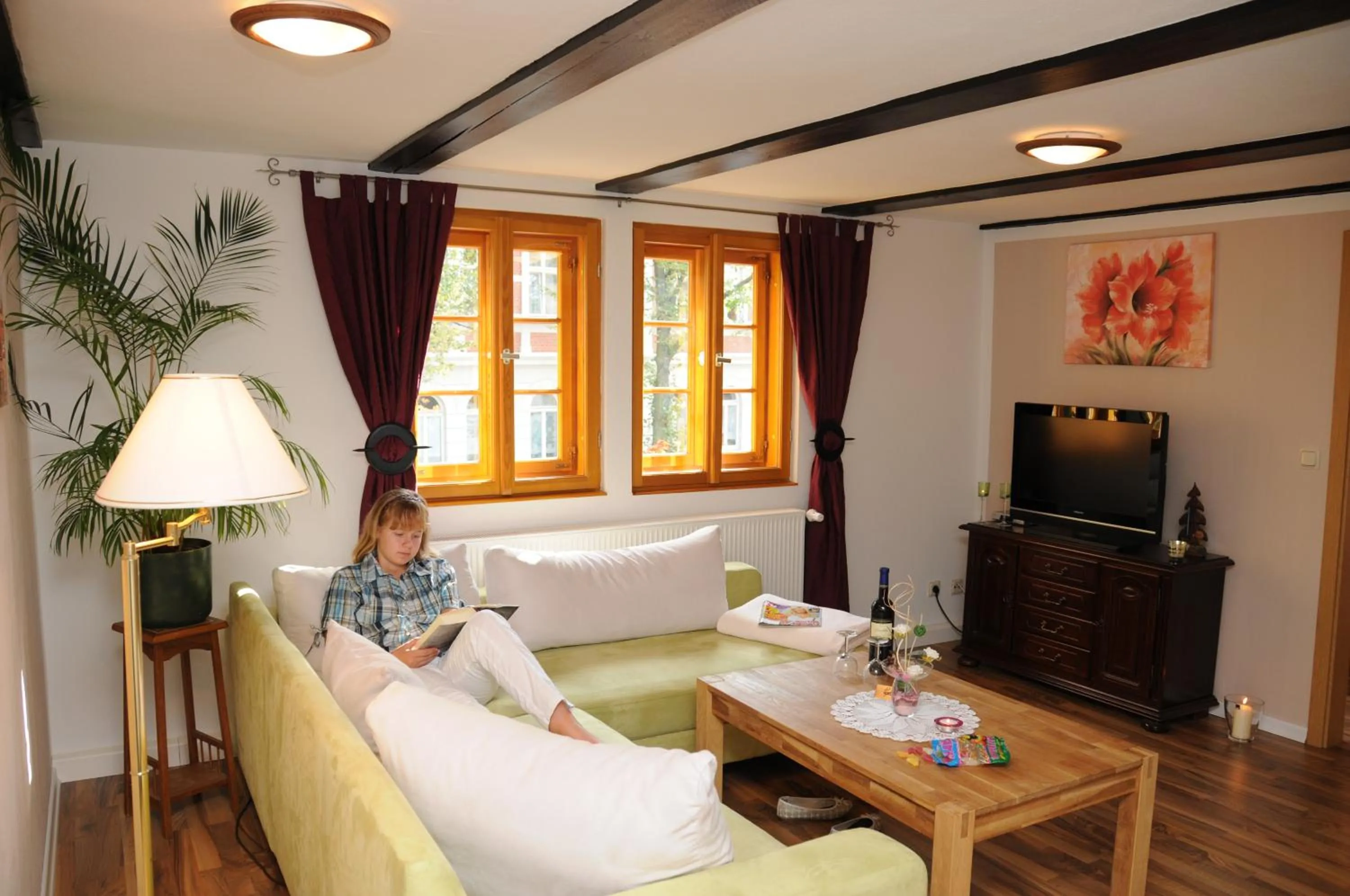 TV and multimedia in Ferienhaus am Oeringer Tor