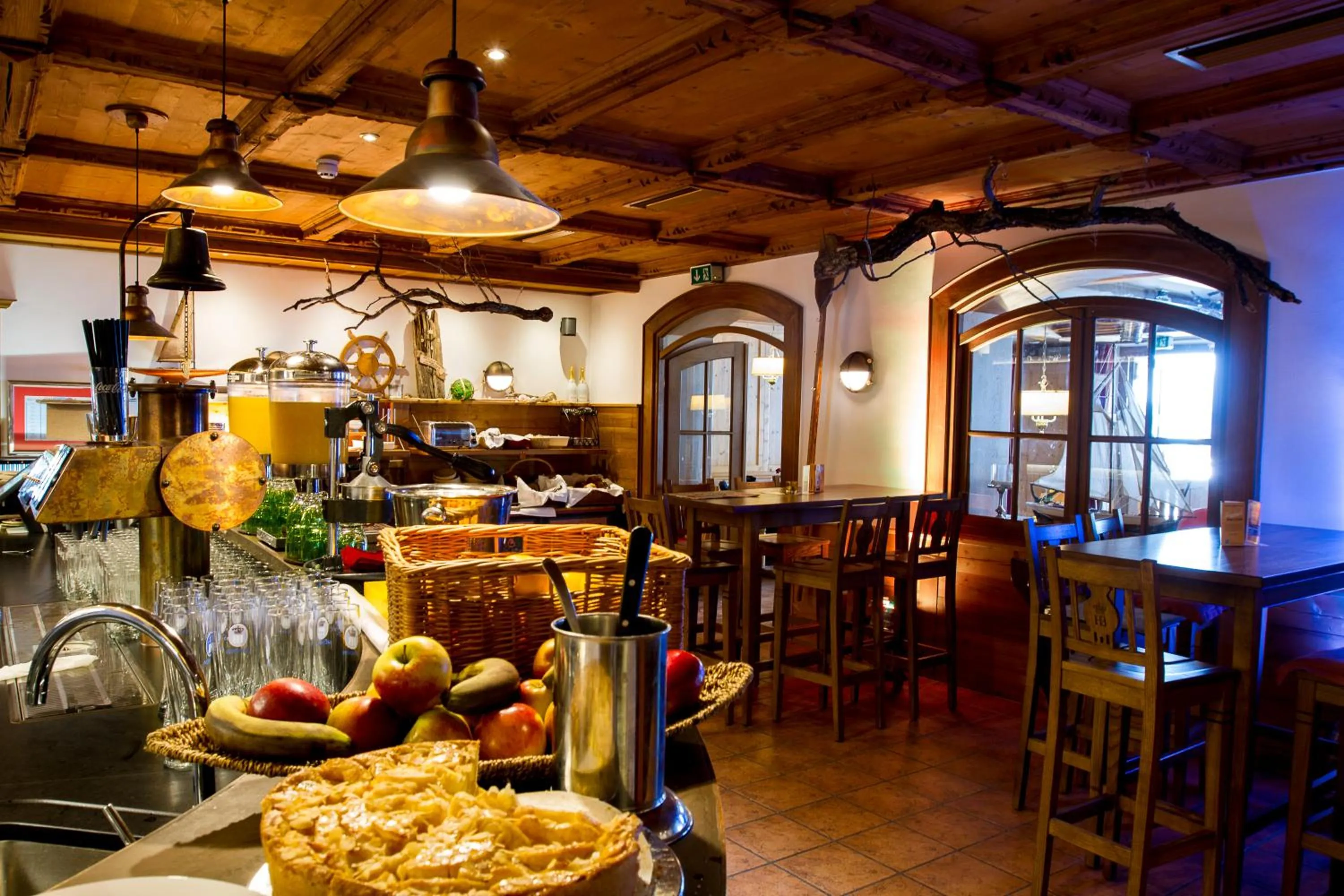 Buffet breakfast in Hotel Seehof