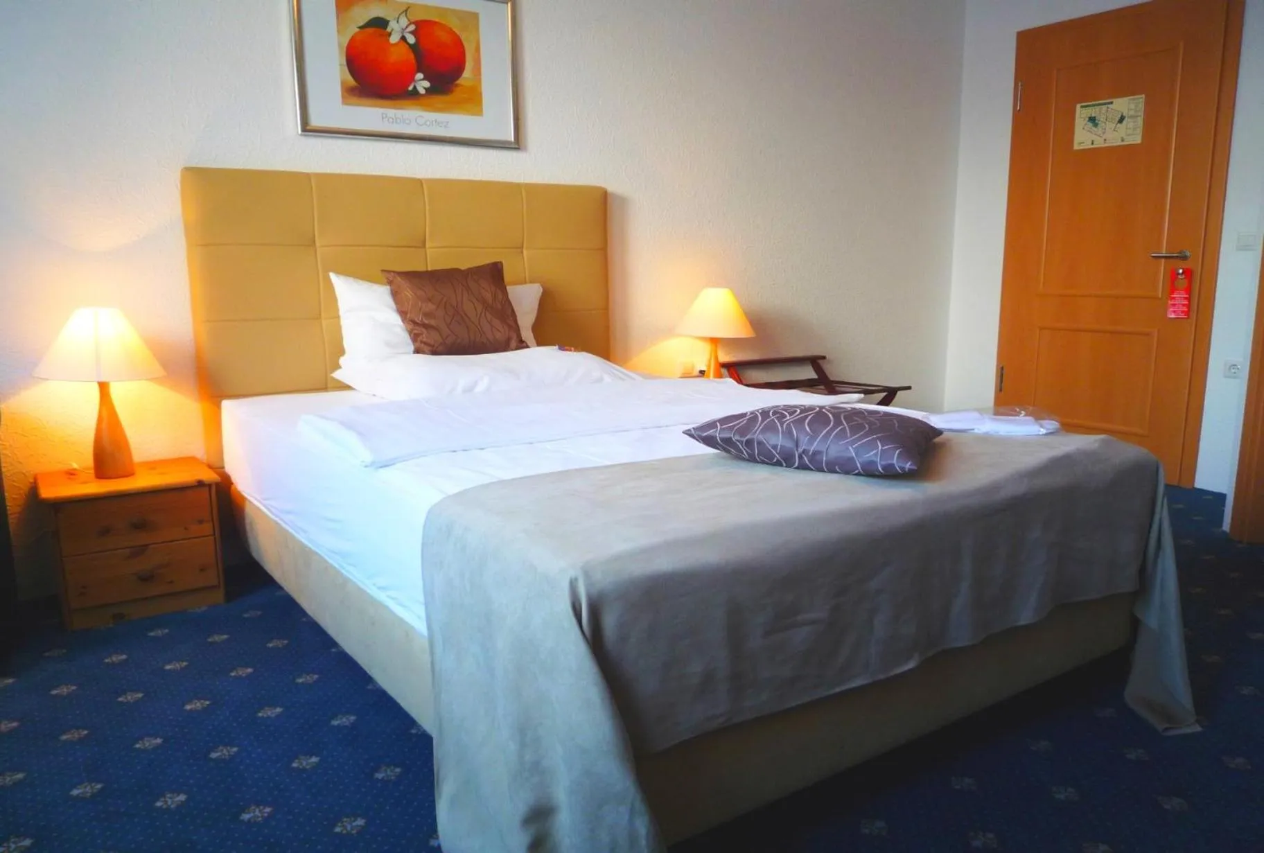 Bed in Hotel Abalone