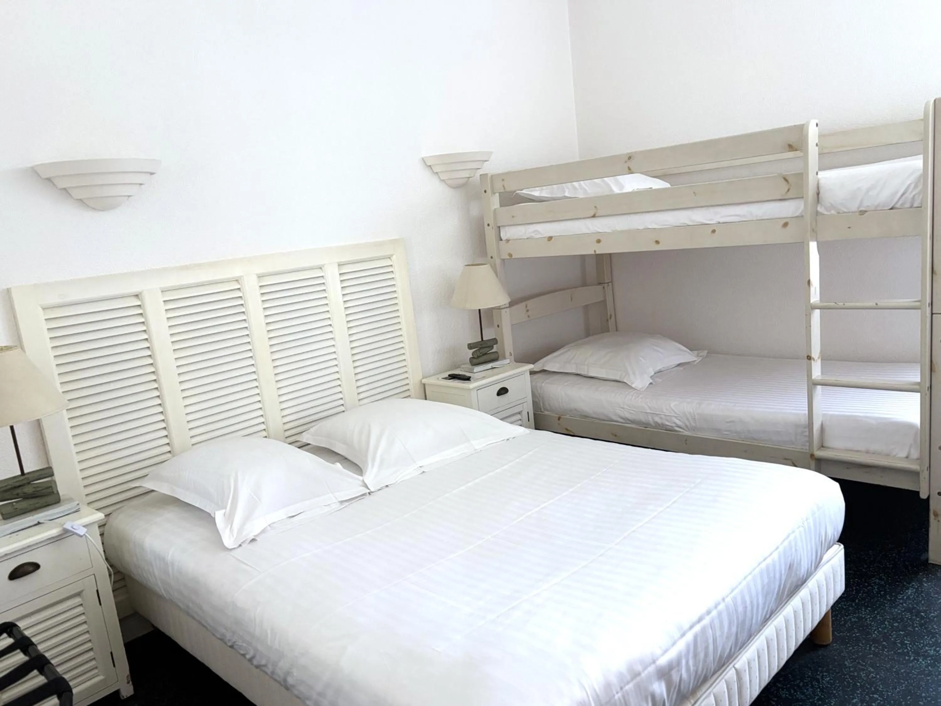 Bedroom, Bed in Hôtel Orange Marine