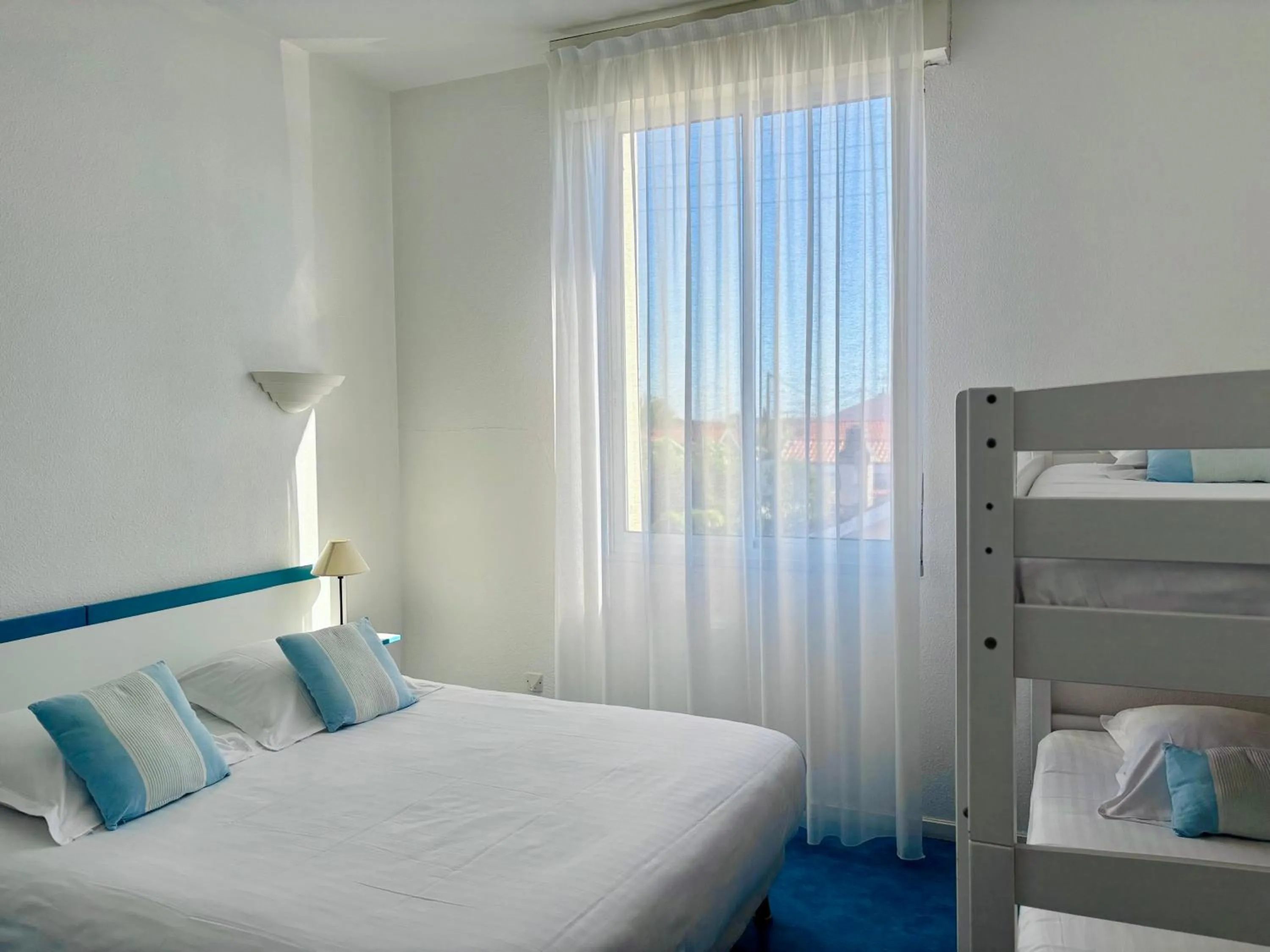 Bedroom, Bed in Hôtel Orange Marine