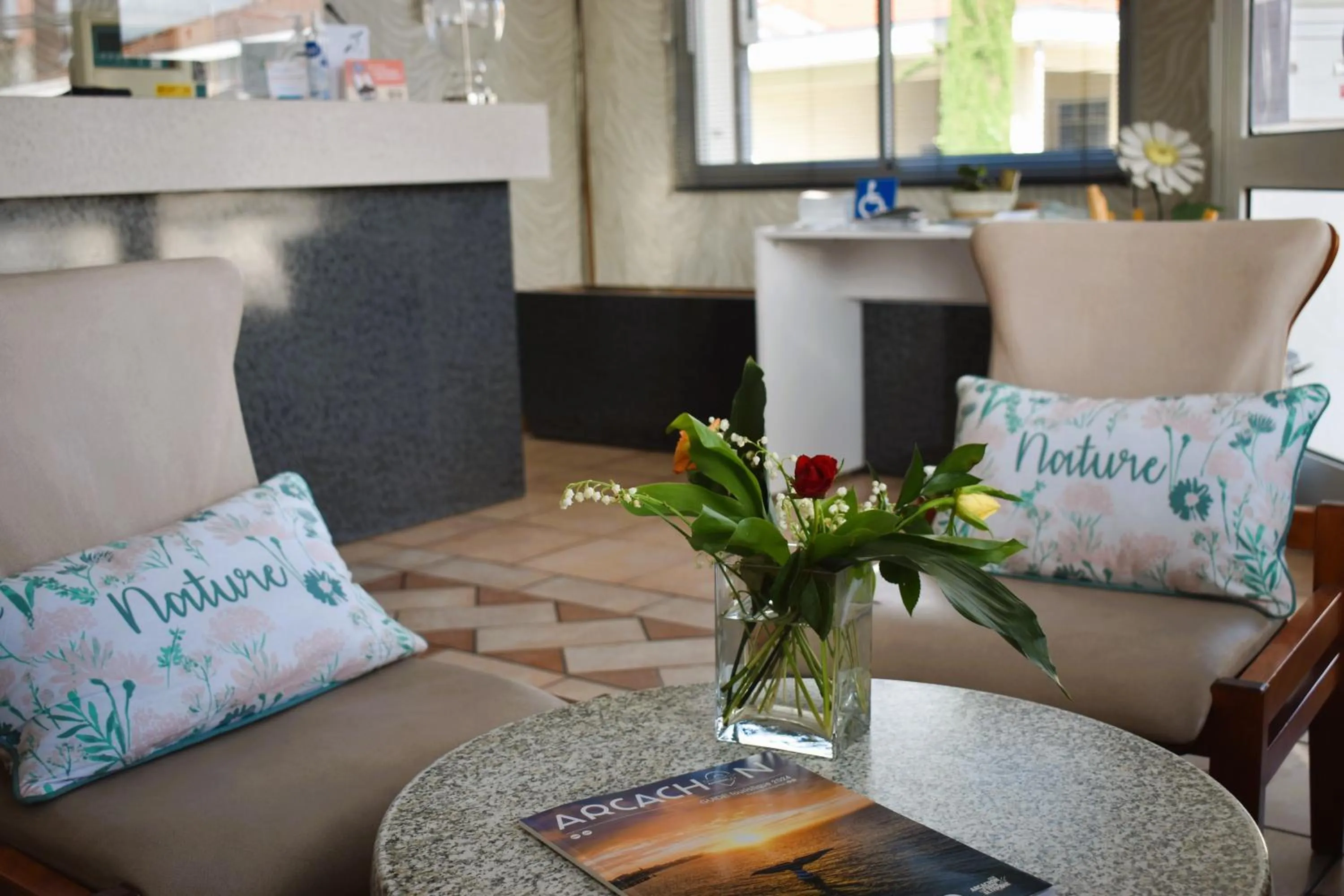 Lobby or reception in Hôtel Orange Marine