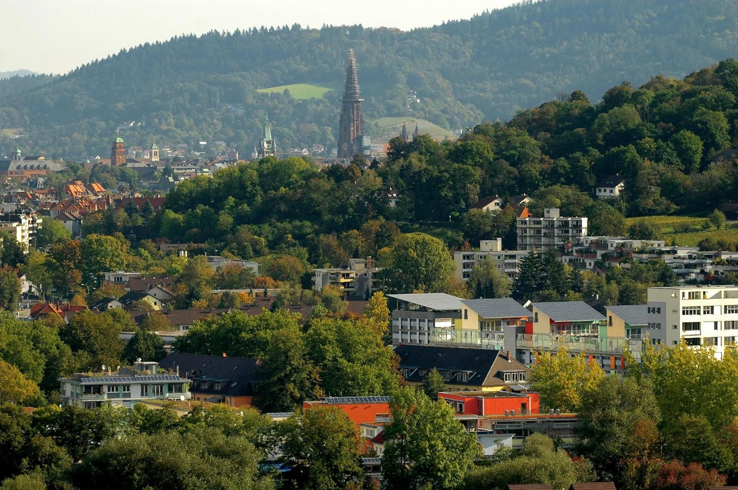City view in Hotel Schwärs Löwen Freiburg