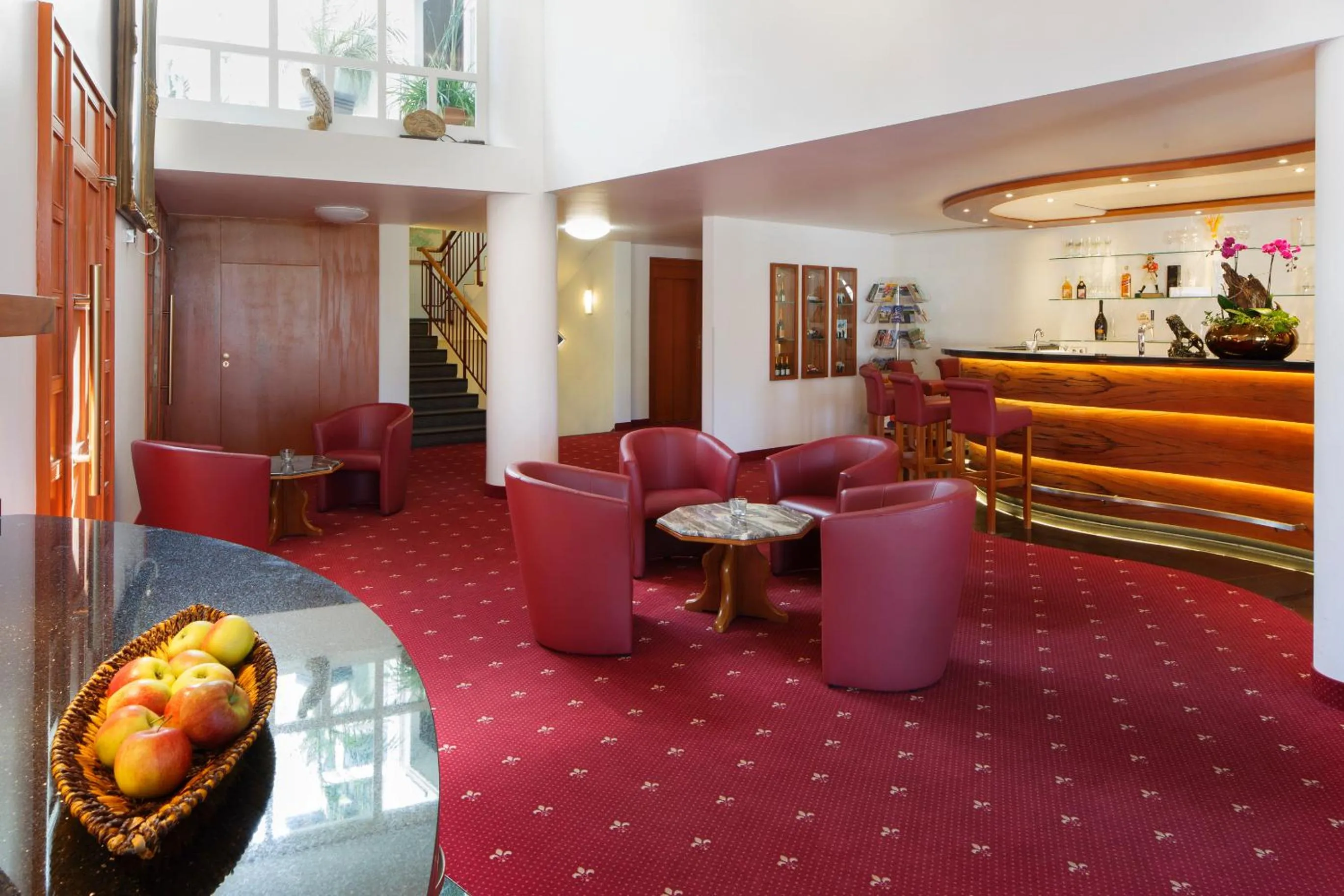 Lobby or reception in Hotel Schwärs Löwen Freiburg