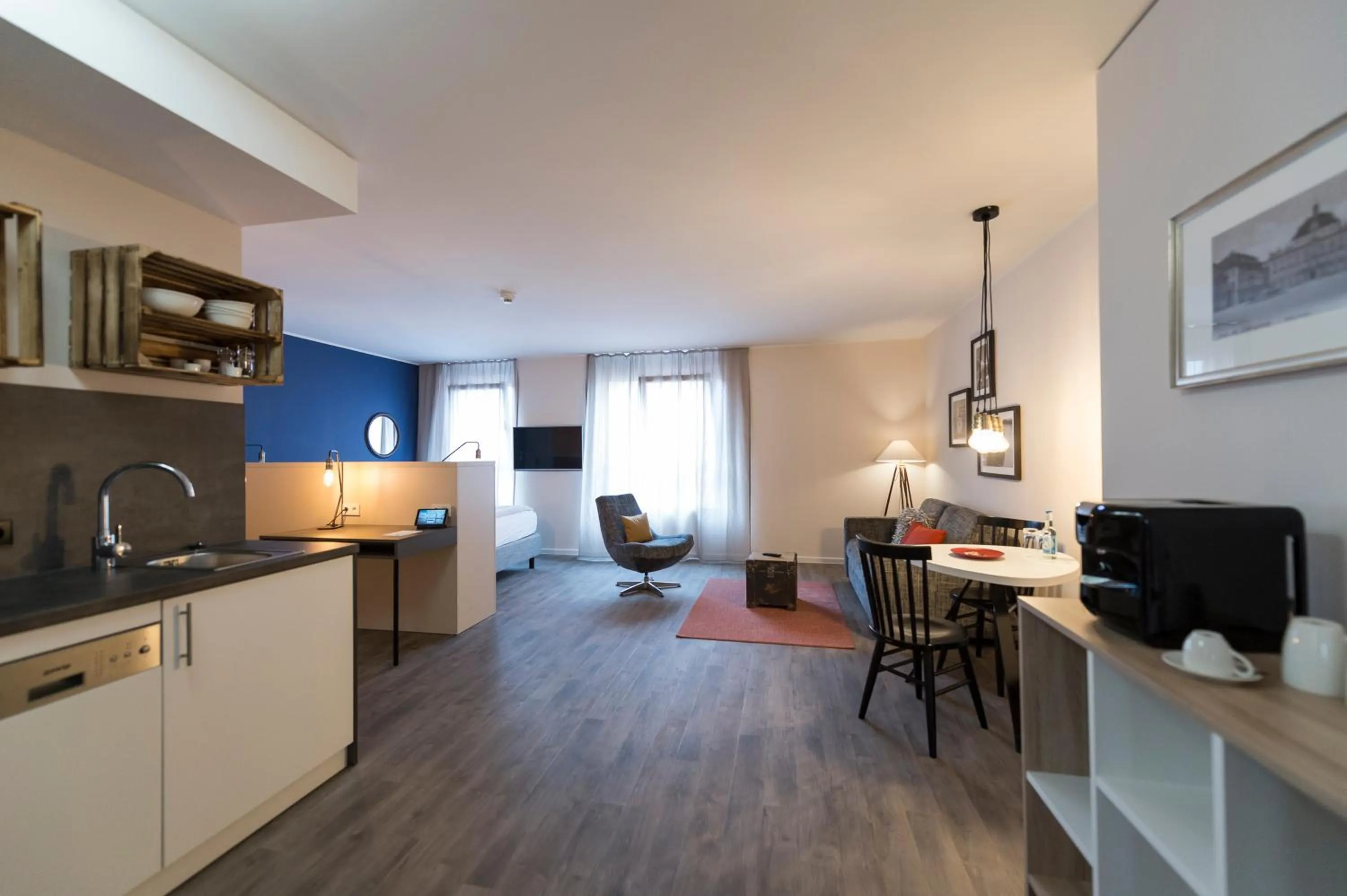 Coffee/tea facilities in HARBR. boardinghouse Ludwigsburg