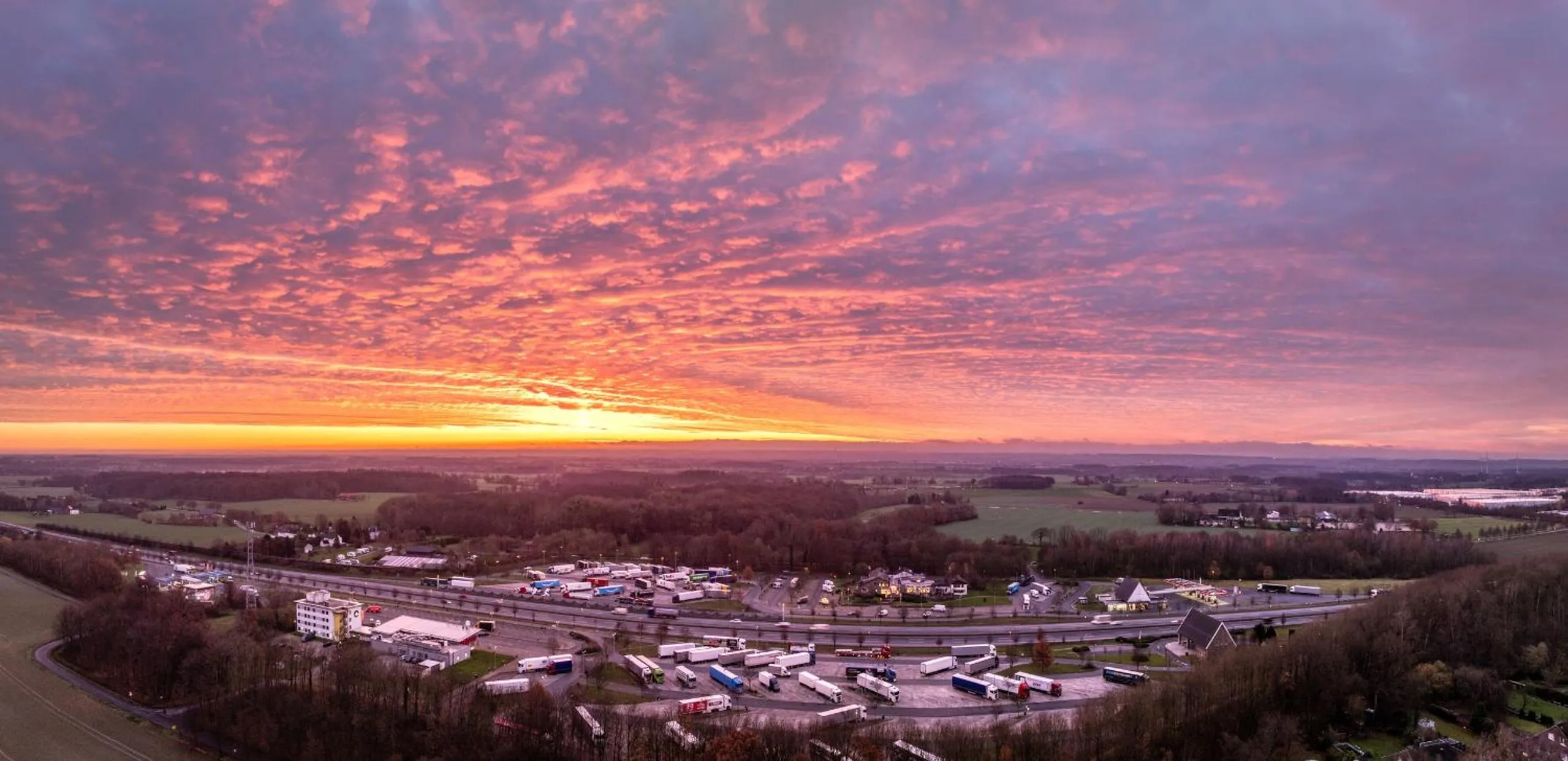Bird's eye view in Hotel Rhynern Nord