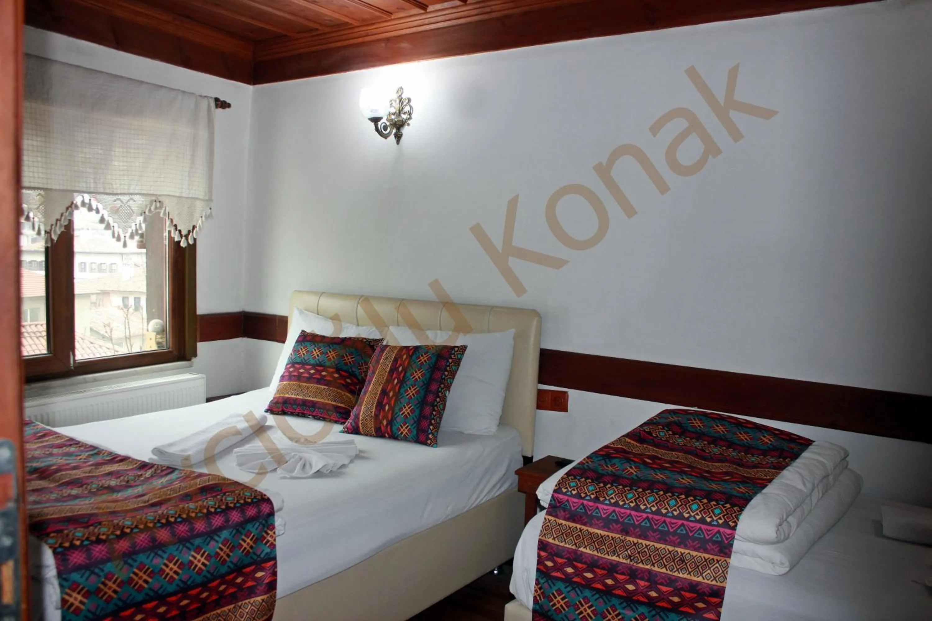 Bed in Avcıoğlu Konak Otel