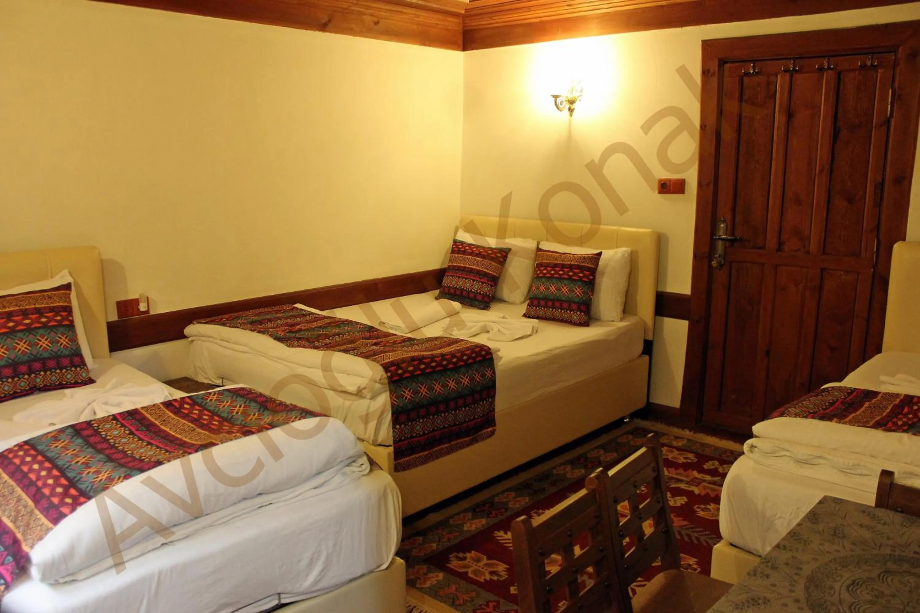 Bed in Avcıoğlu Konak Otel