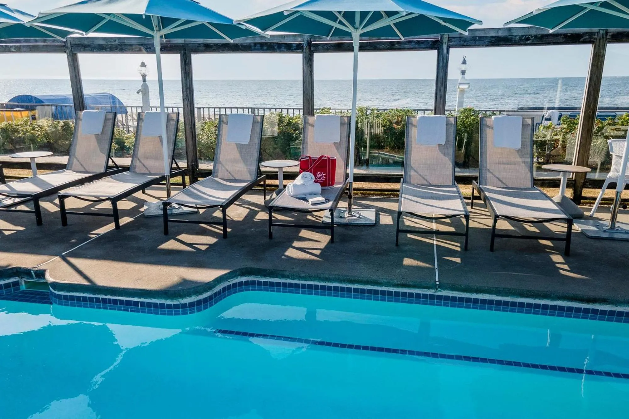 Pool view in Blue Water Resort