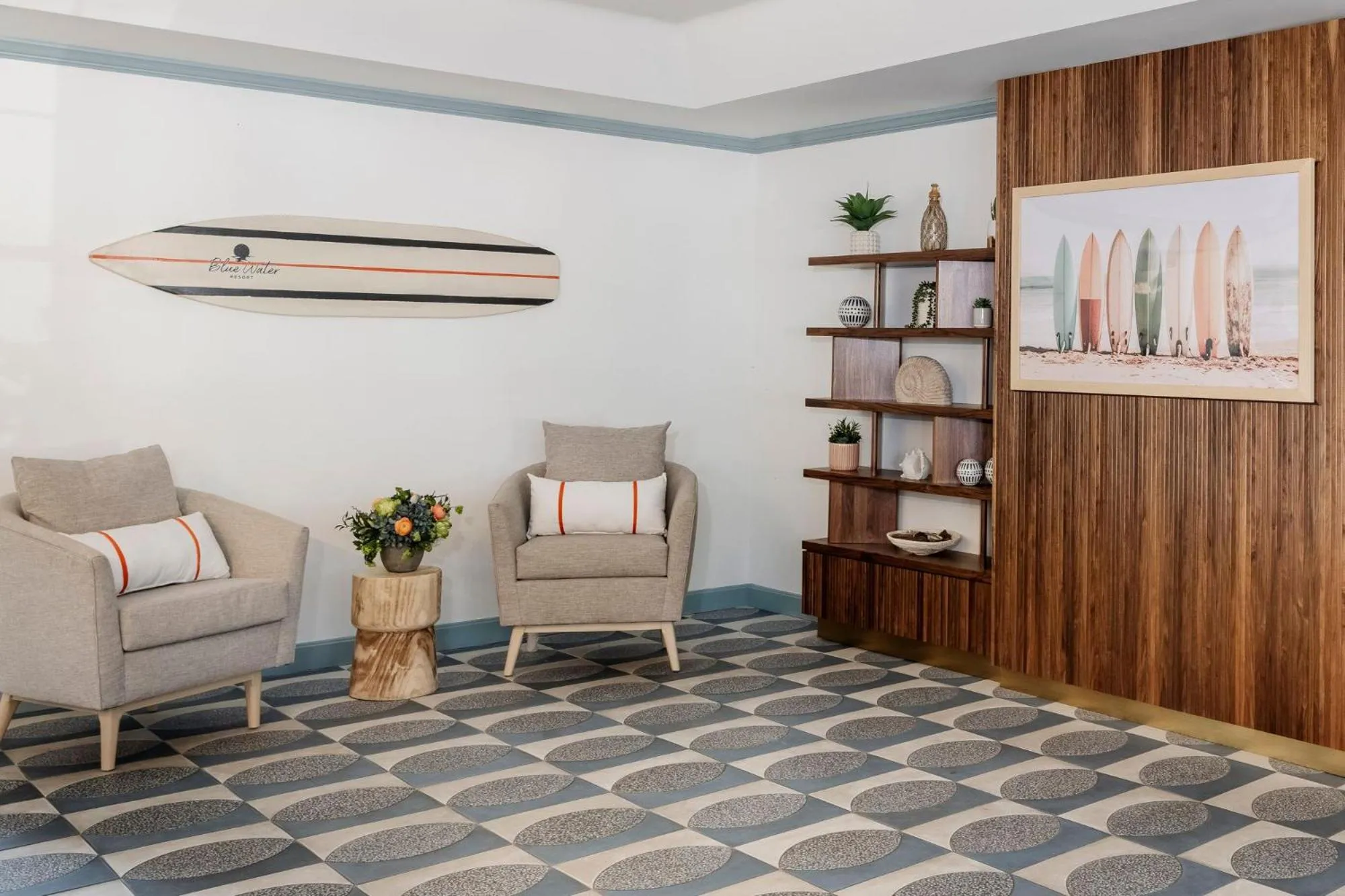 Lobby or reception in Blue Water Resort