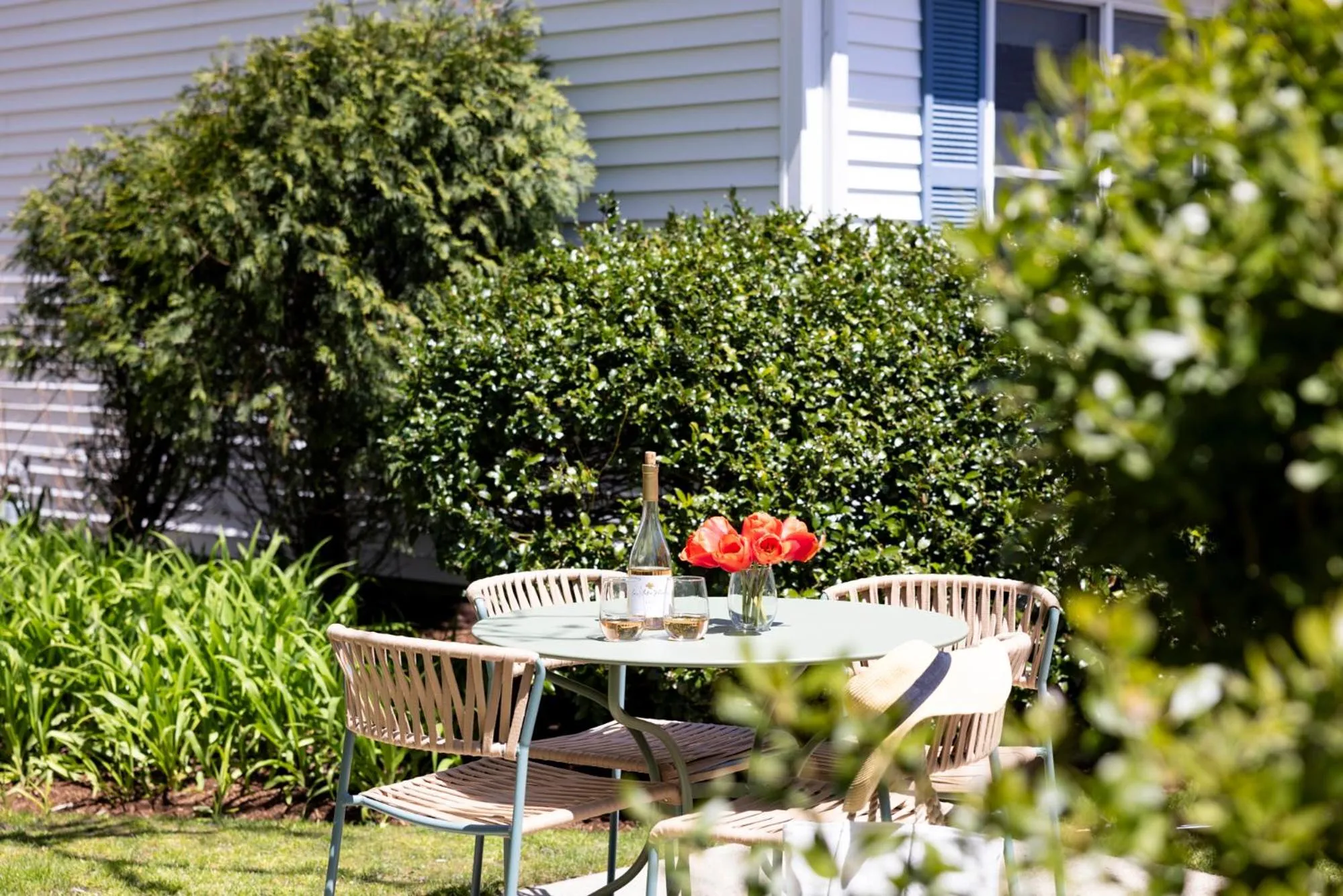 Patio in Blue Water Resort