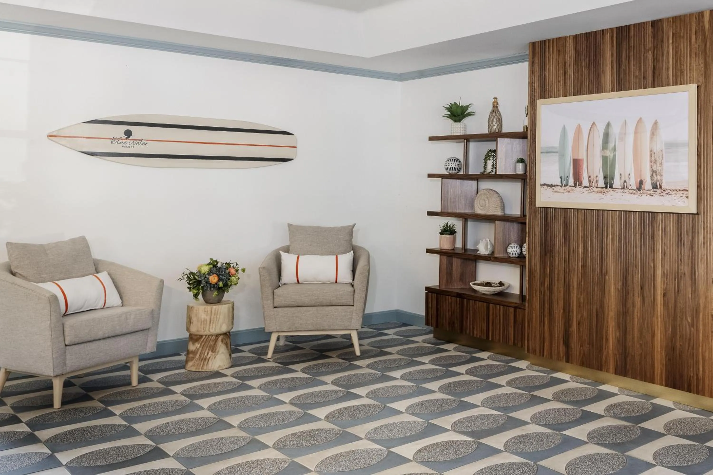 Lobby or reception in Blue Water Resort