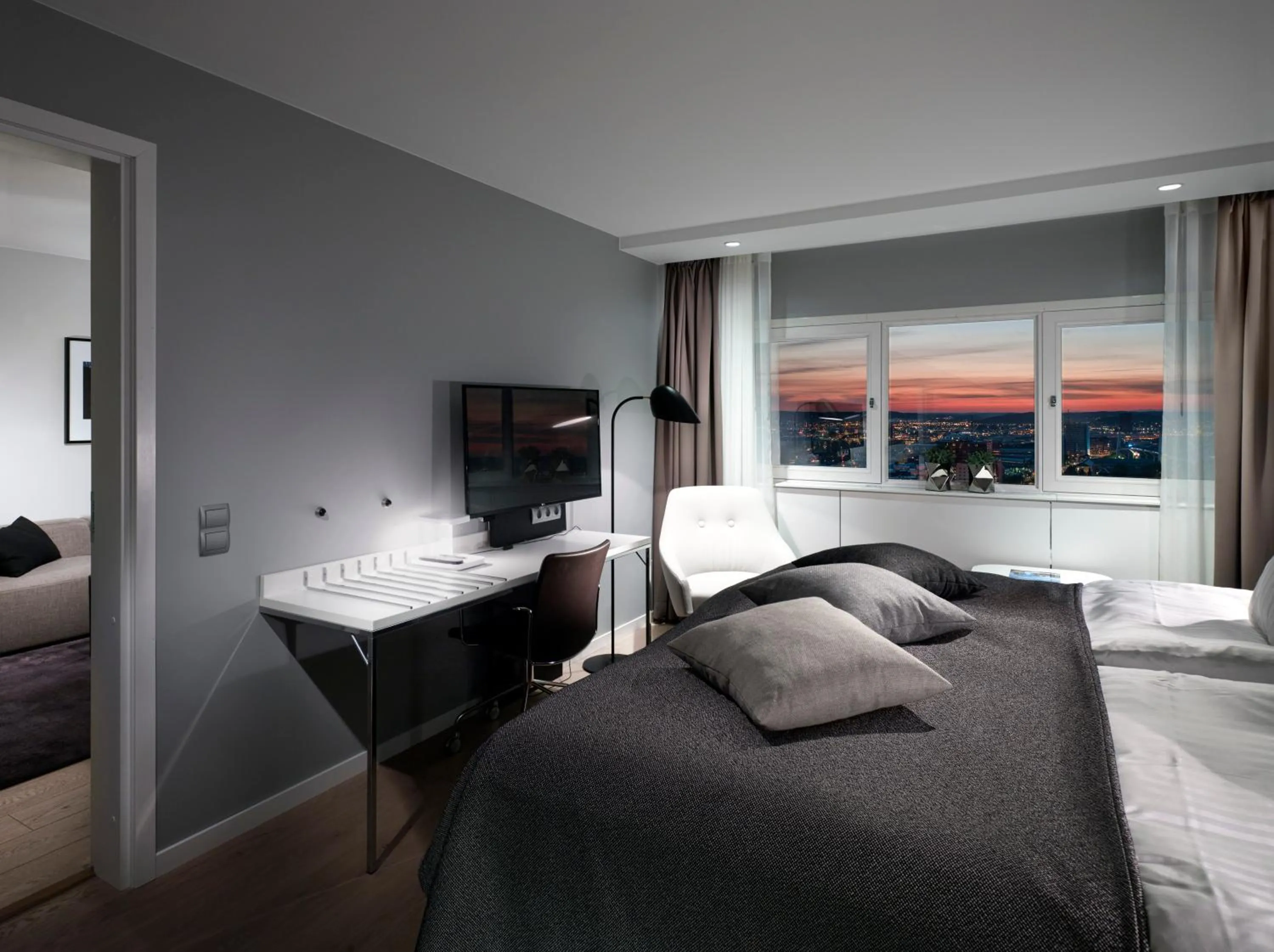 Bedroom, Bed in Gothia Towers & Upper House