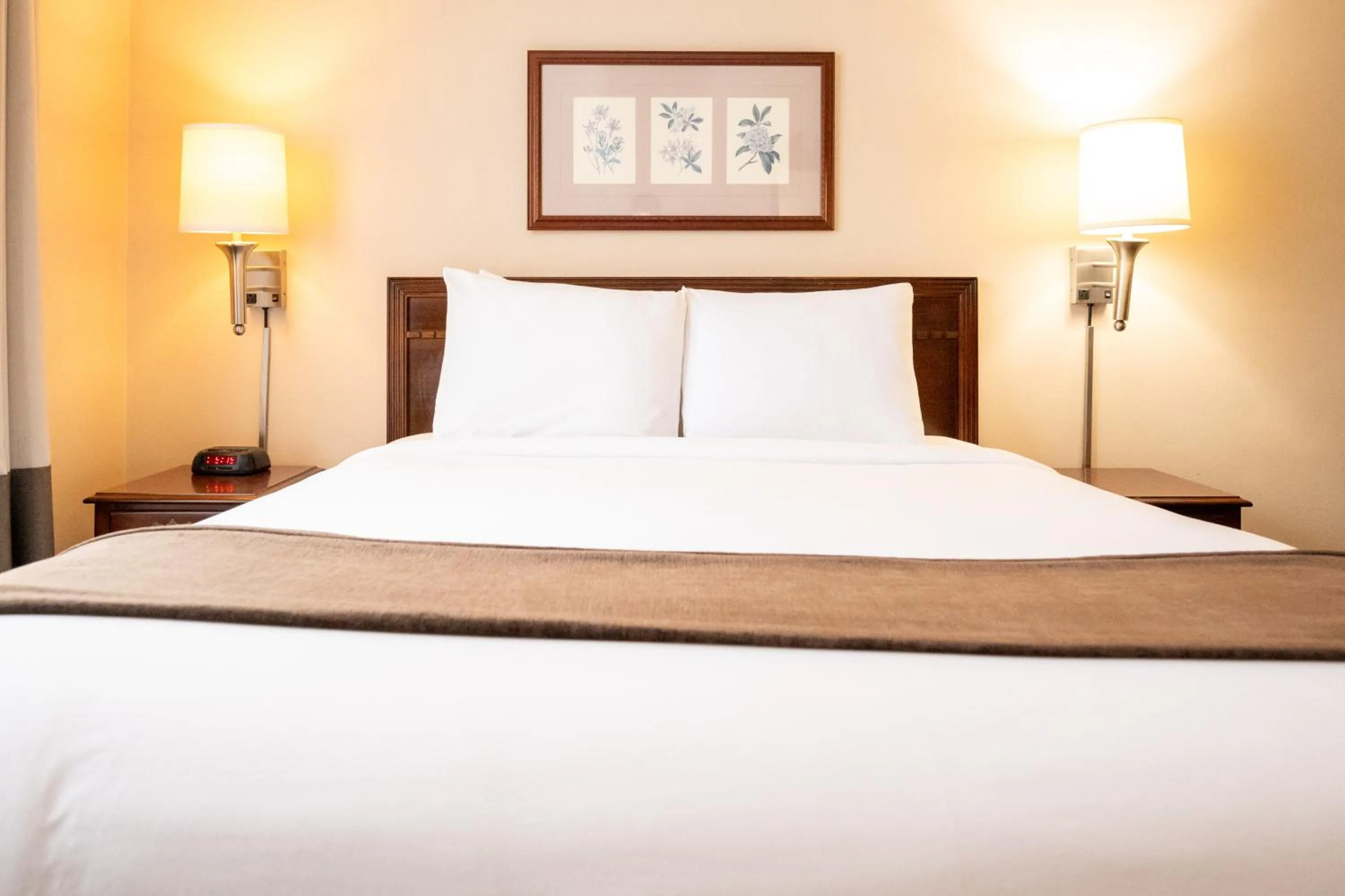 Bed in The Inn at Virginia Mason