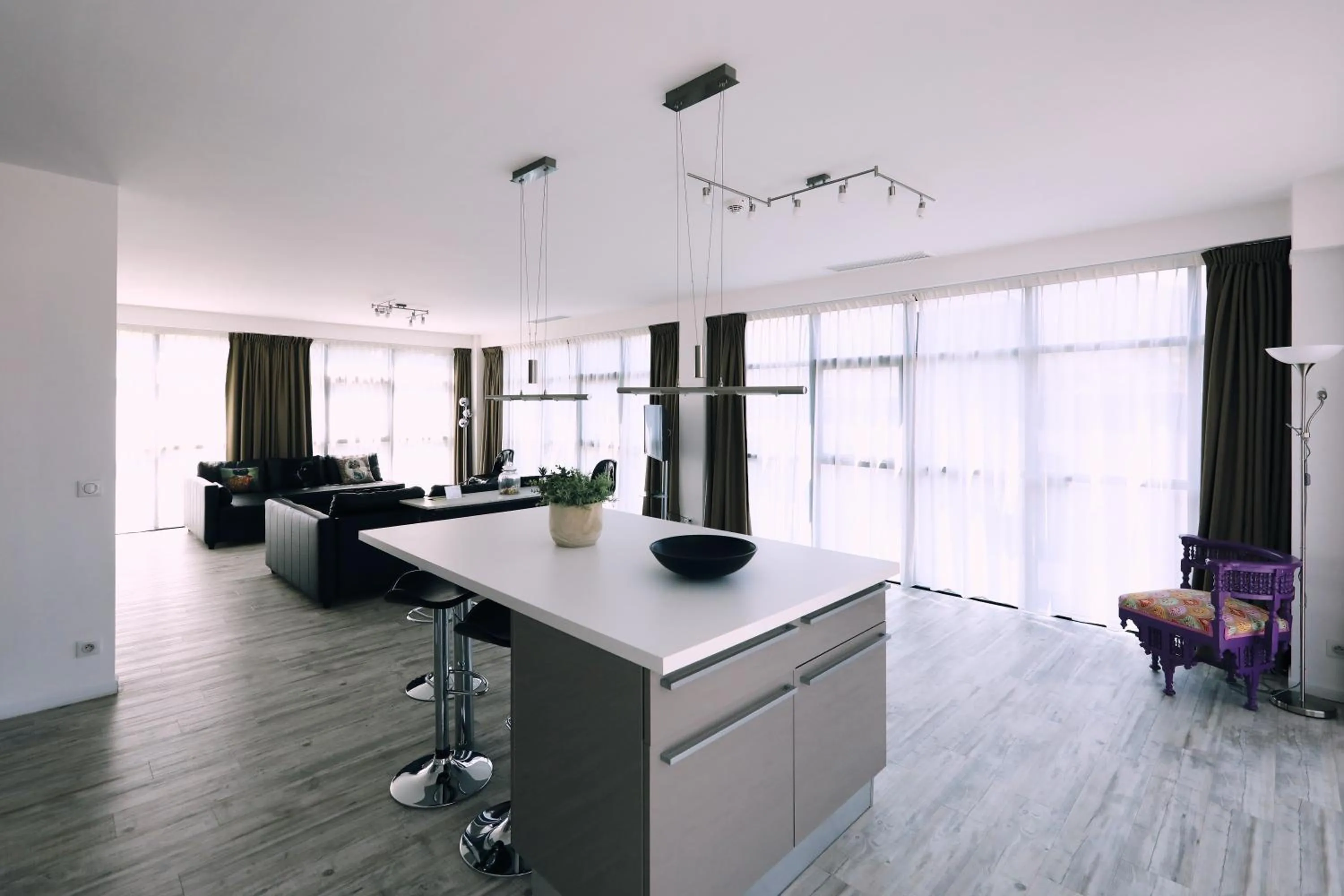 Kitchen or kitchenette in Appart' Hotel La Girafe Marseille Est - Porte d'Aubagne