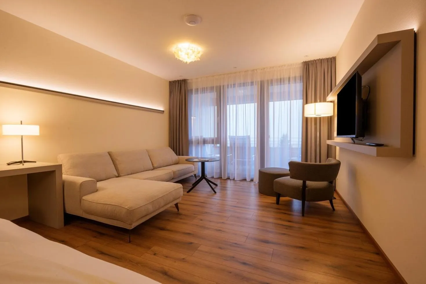 Photo of the whole room, Bed in Parkhotel Flora am Schluchsee