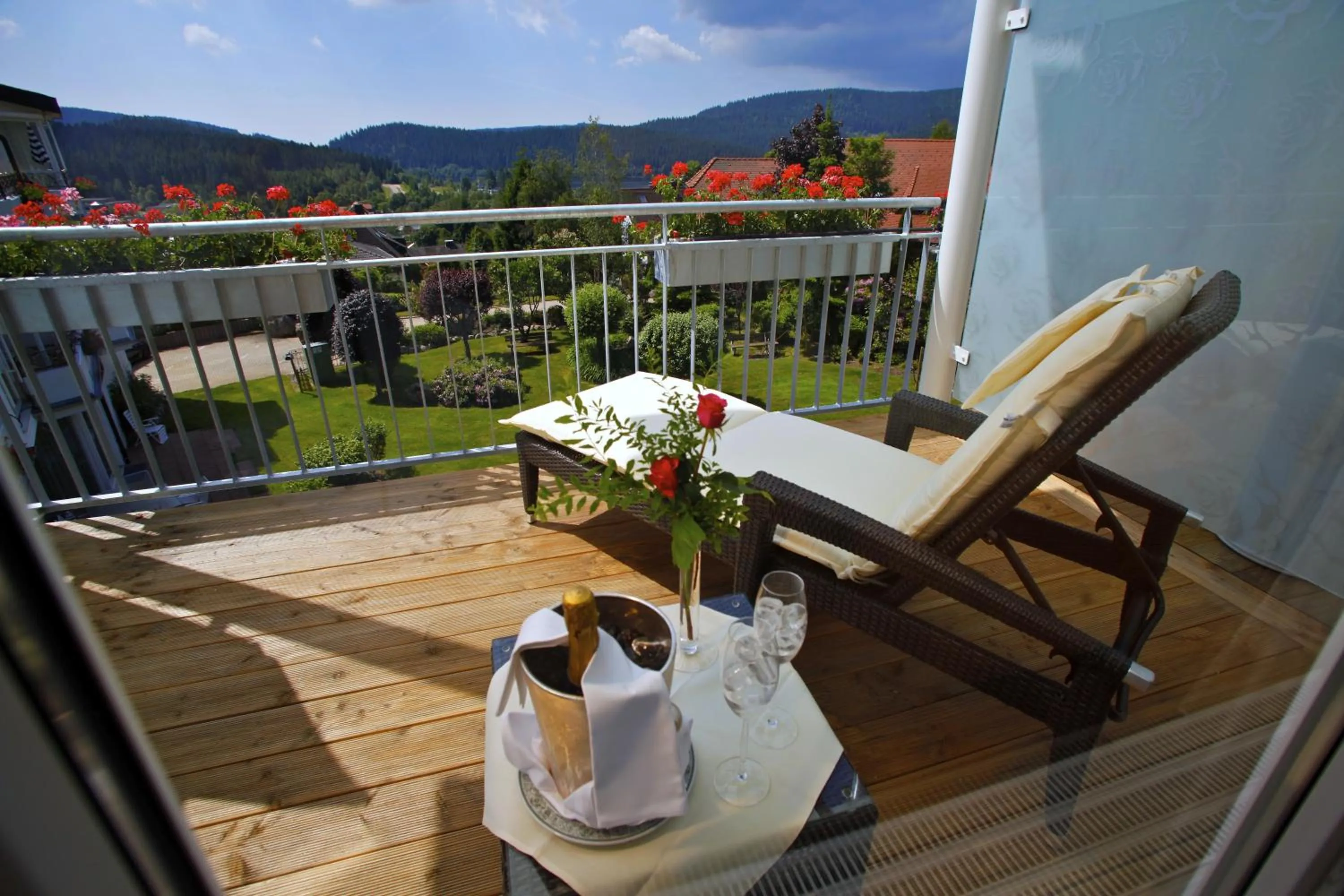 Balcony/Terrace in Parkhotel Flora am Schluchsee