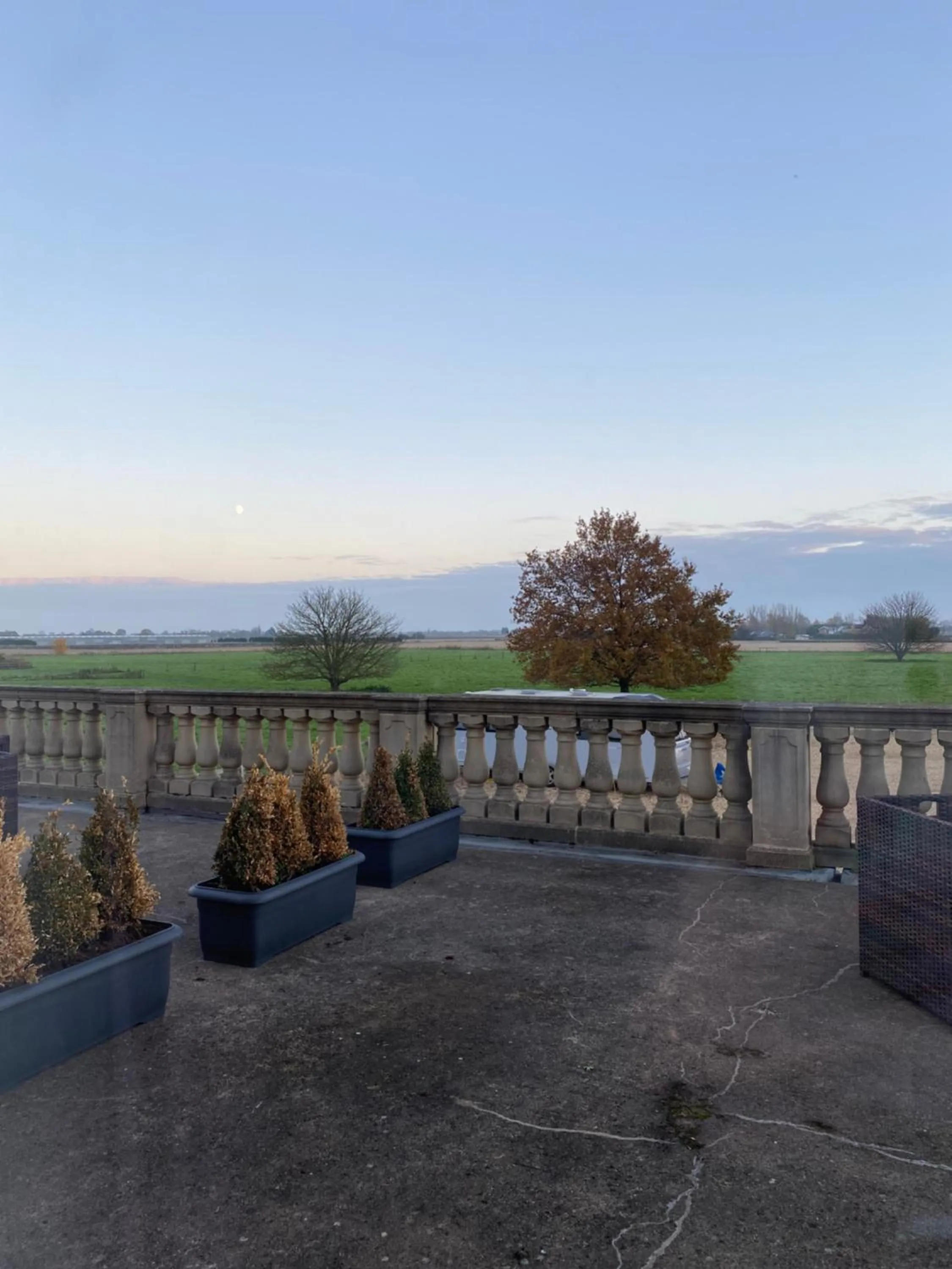 Balcony/Terrace in Woodhouse Farm Lodge