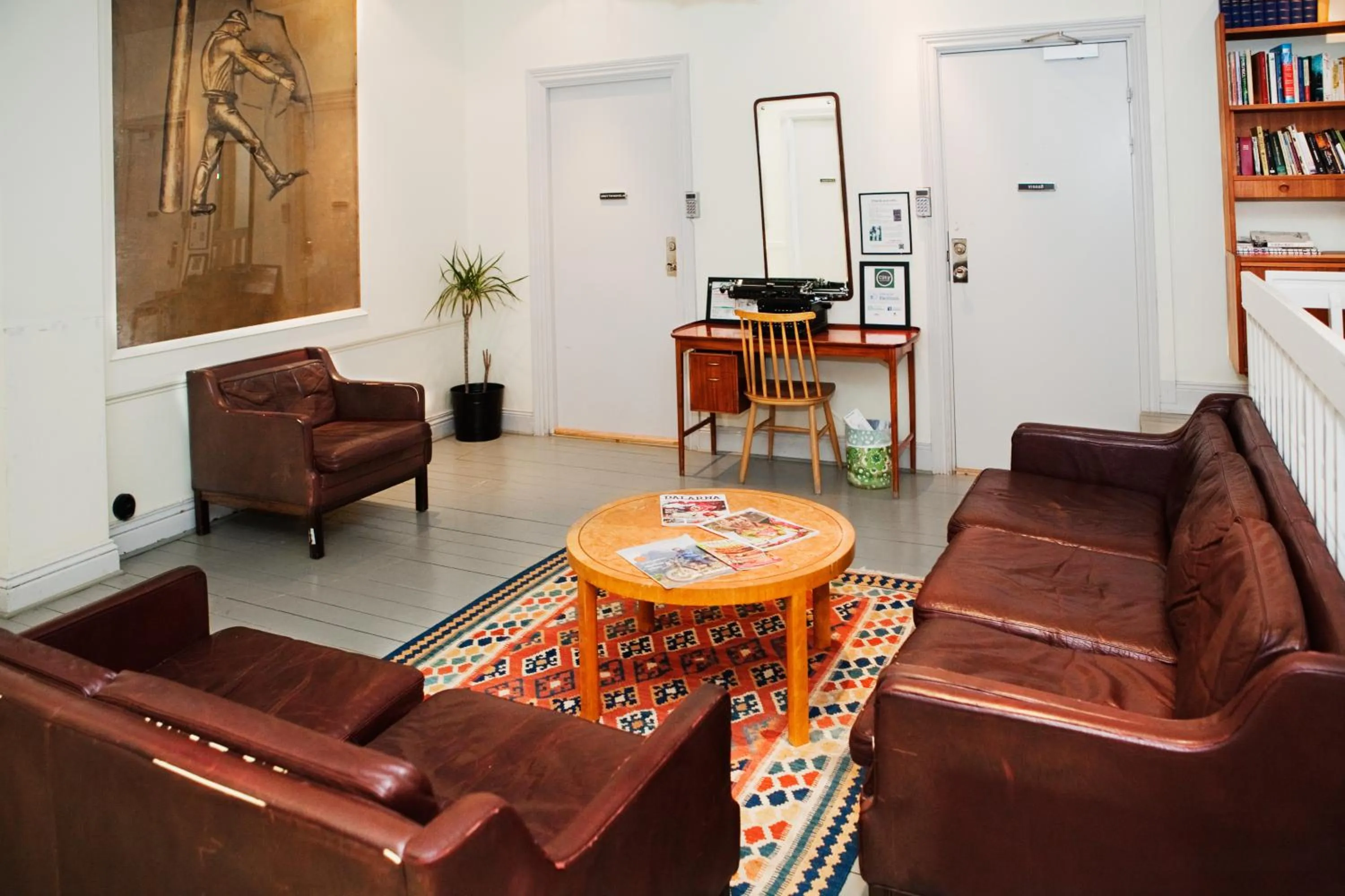 Living room in City Backpackers Hostel