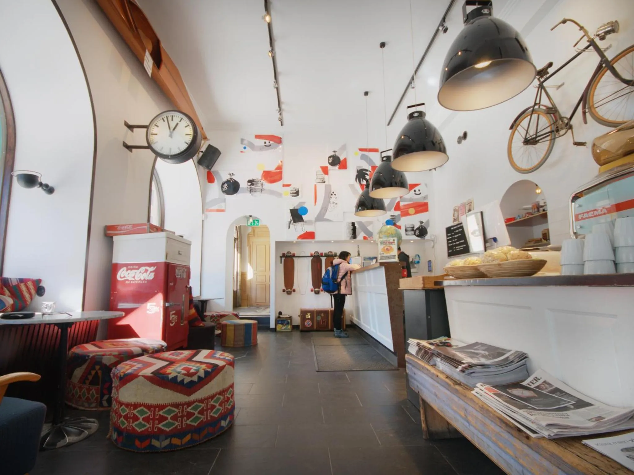 Lobby or reception in City Backpackers Hostel