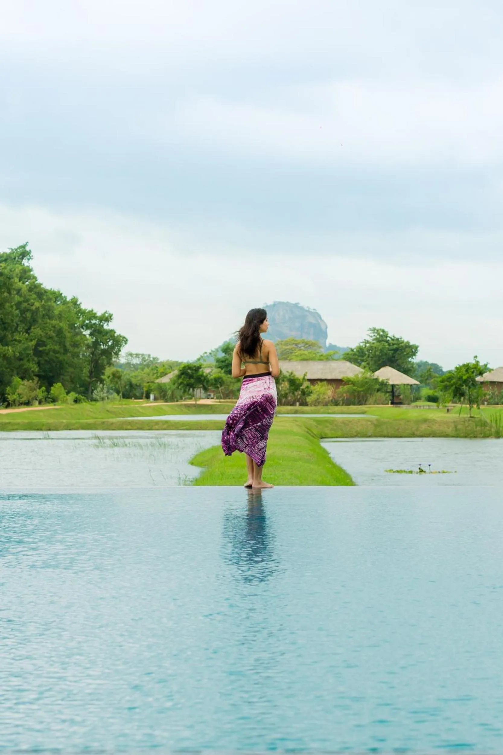 Swimming pool in Water Garden Sigiriya
