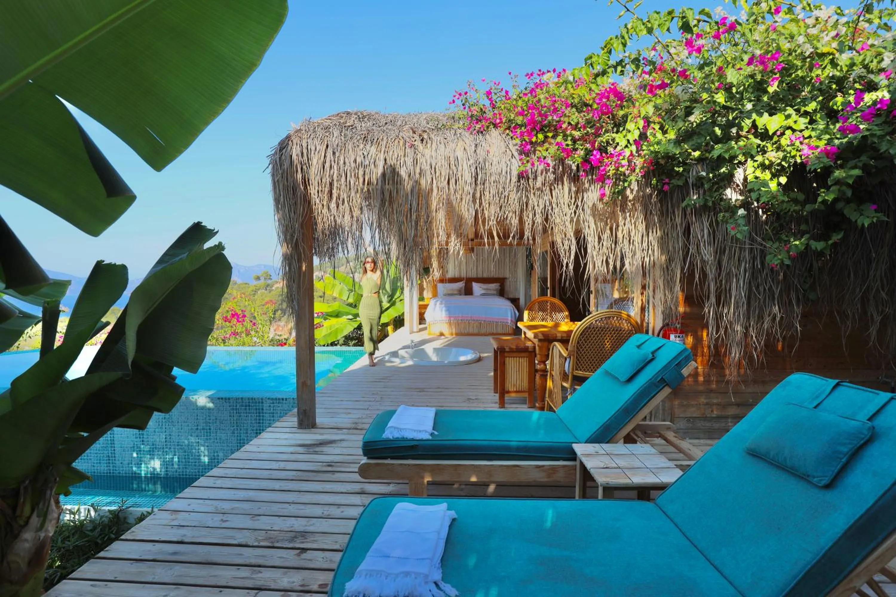 Patio in Seaview Faralya