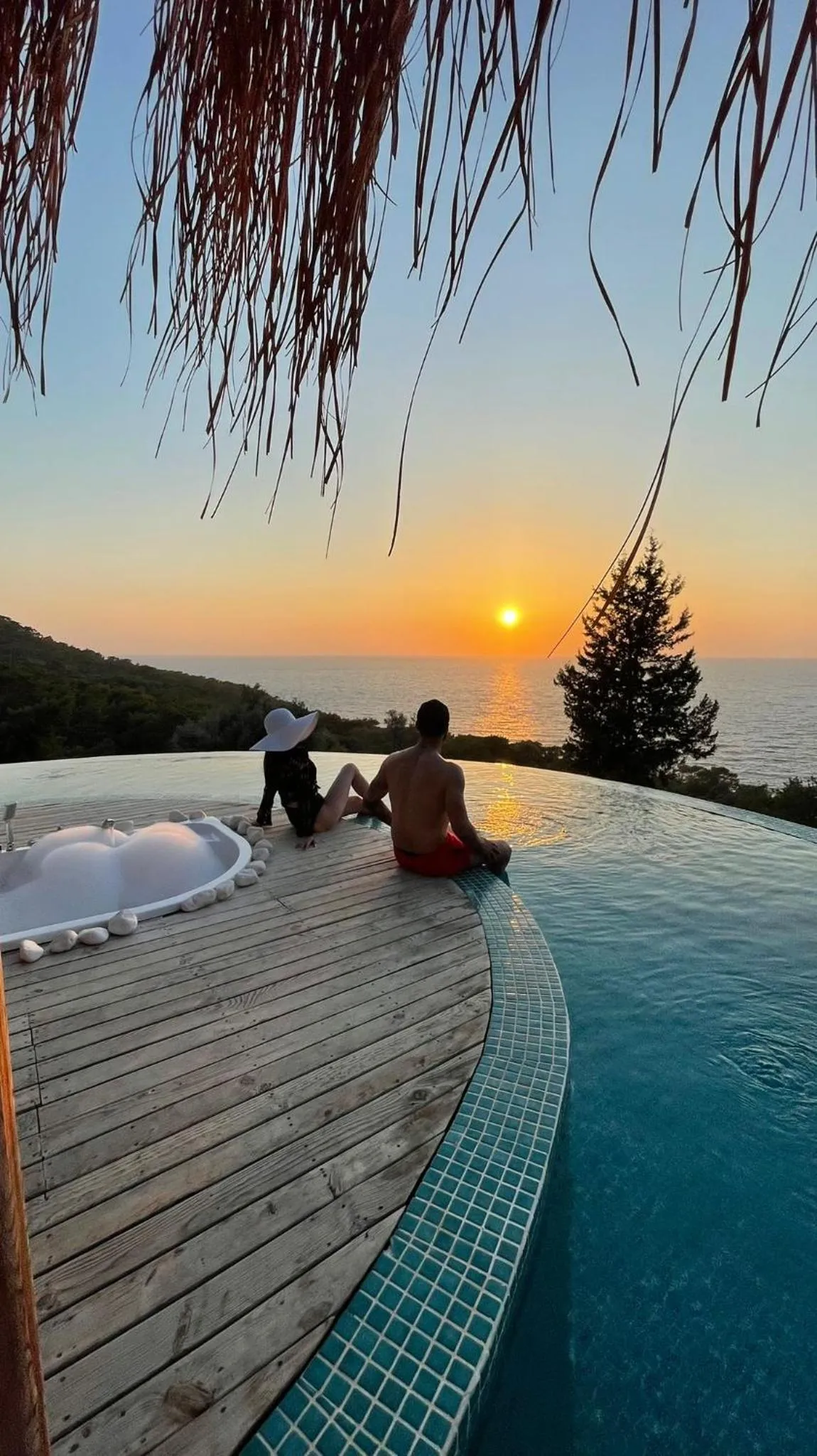 Pool view in Seaview Faralya