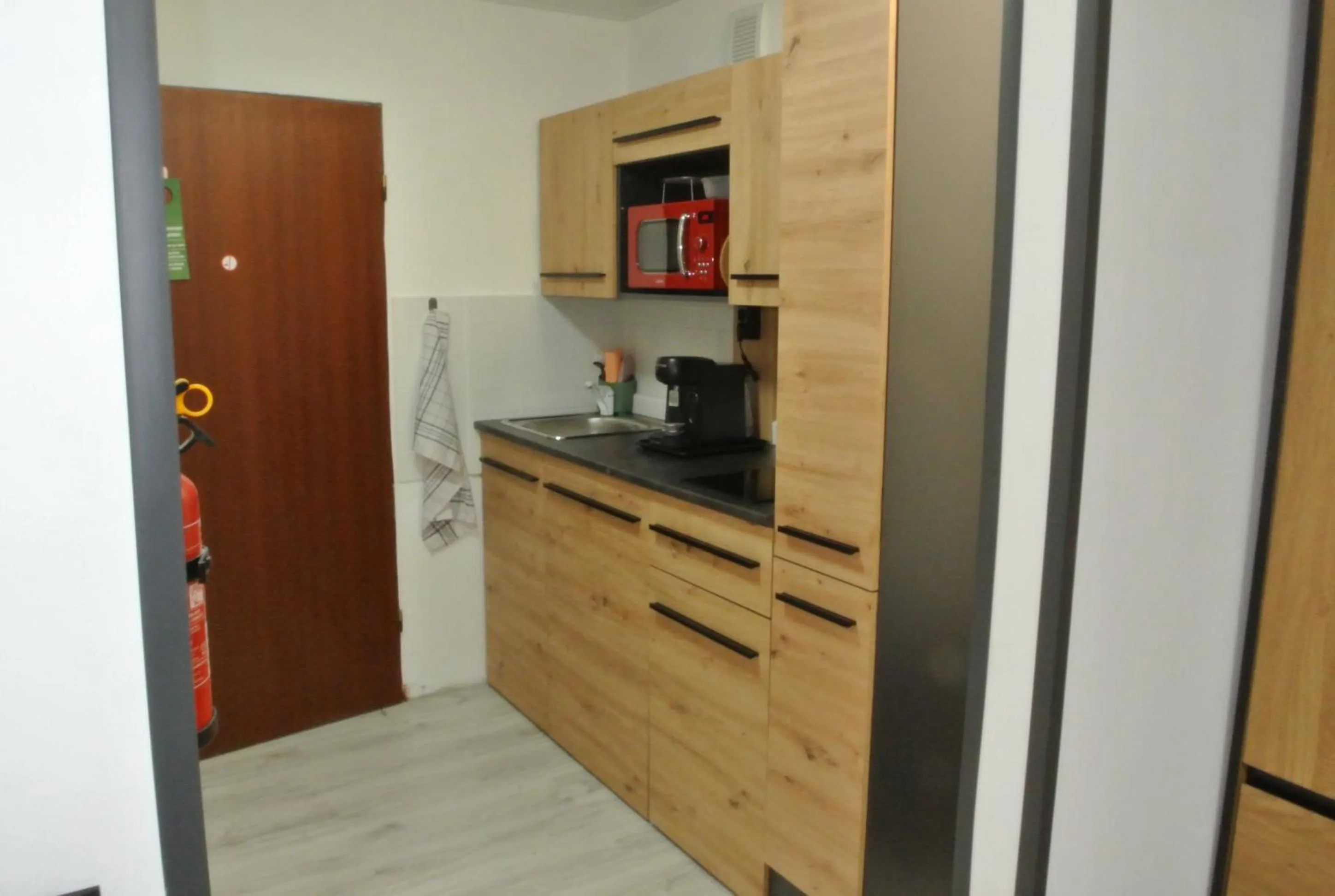 Kitchen or kitchenette in Kemnater Hof Apartments SELF-CHECK-IN