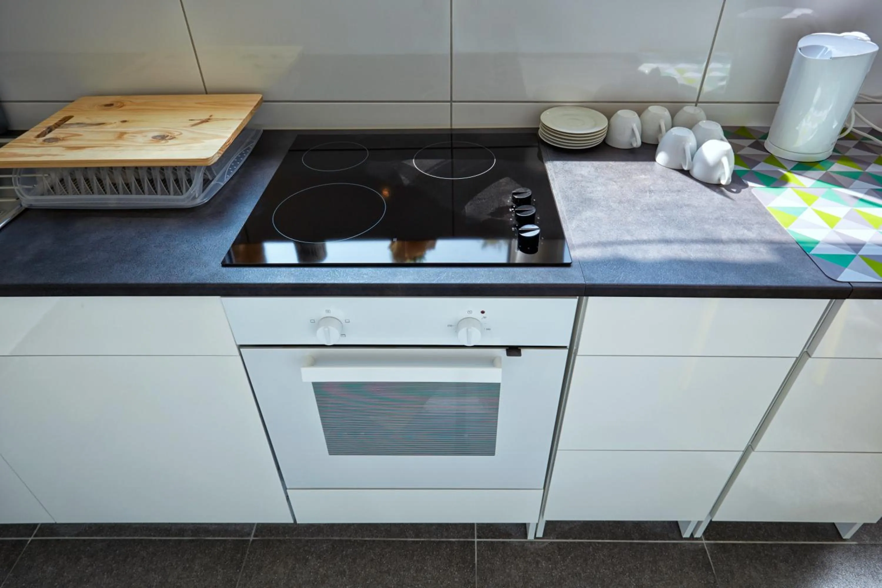 Communal kitchen in Kemnater Hof Apartments