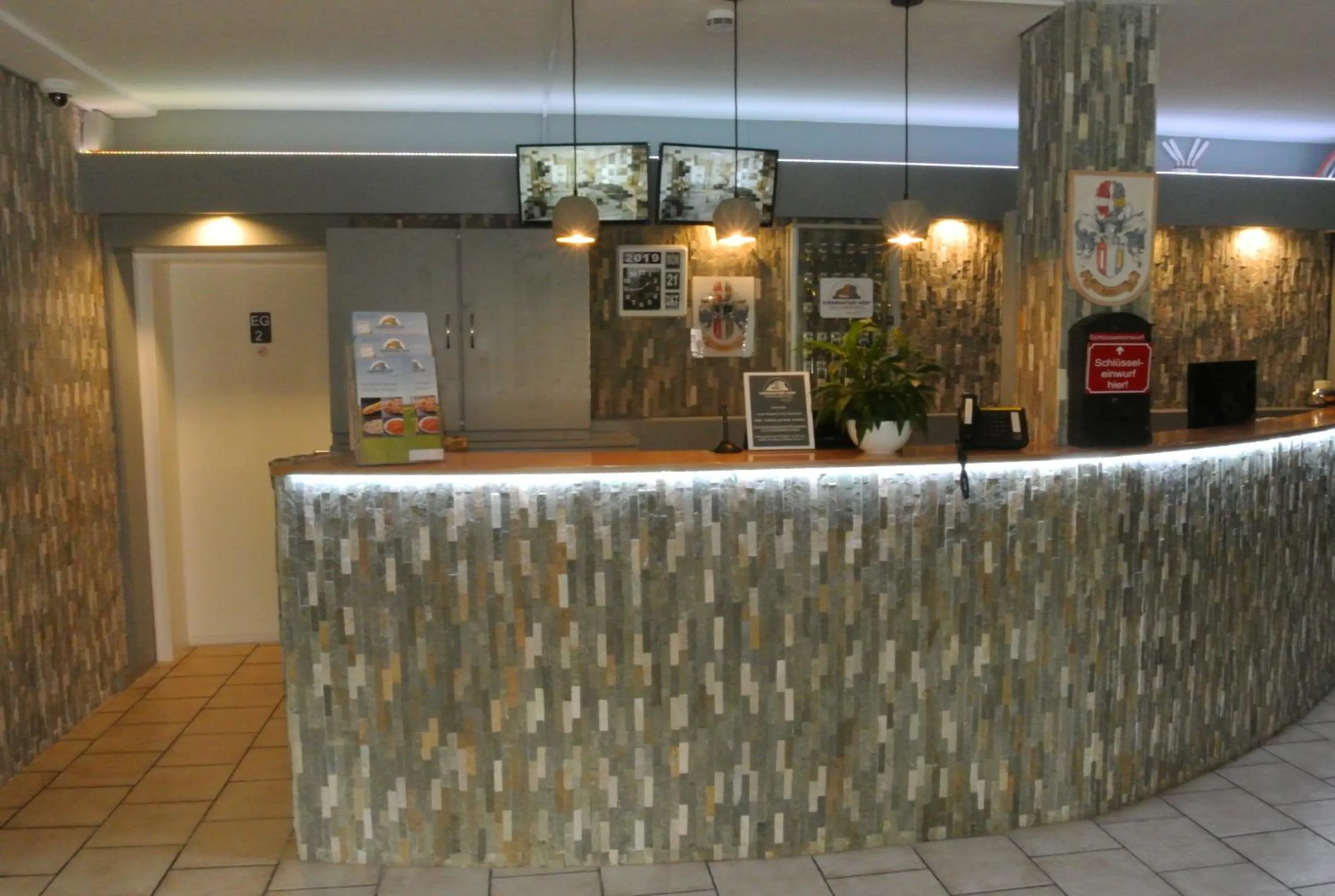 Lobby or reception in Kemnater Hof Apartments