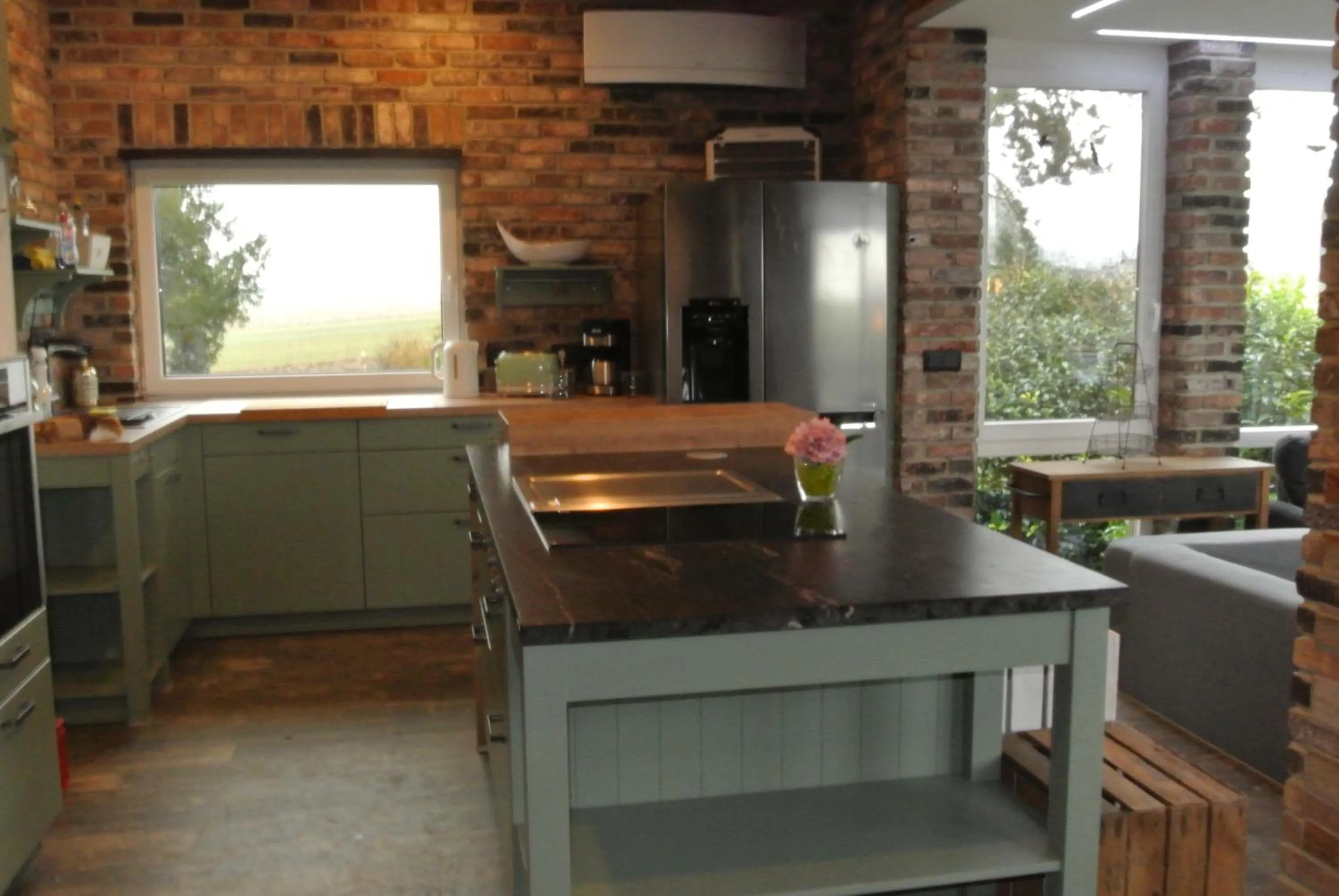 Kitchen or kitchenette in Kemnater Hof Apartments