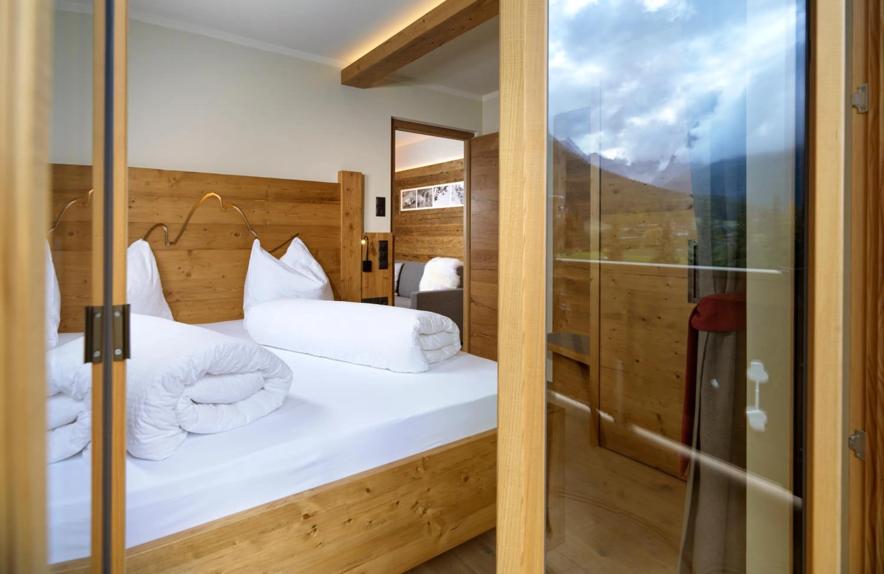 Bed in Apartments Riega