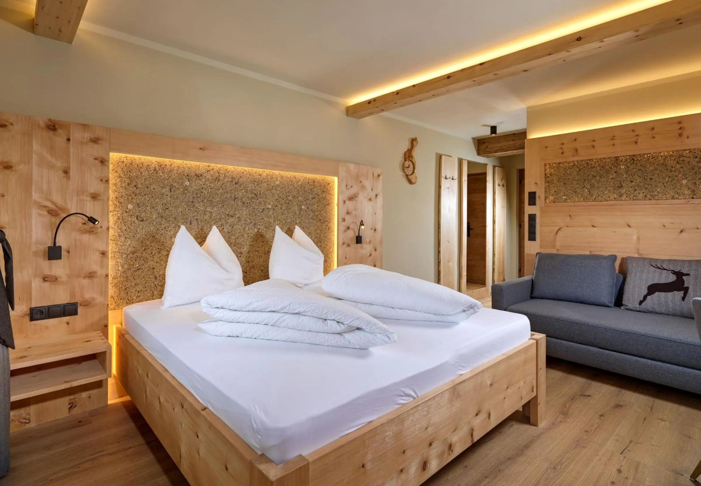 Bed in Apartments Riega