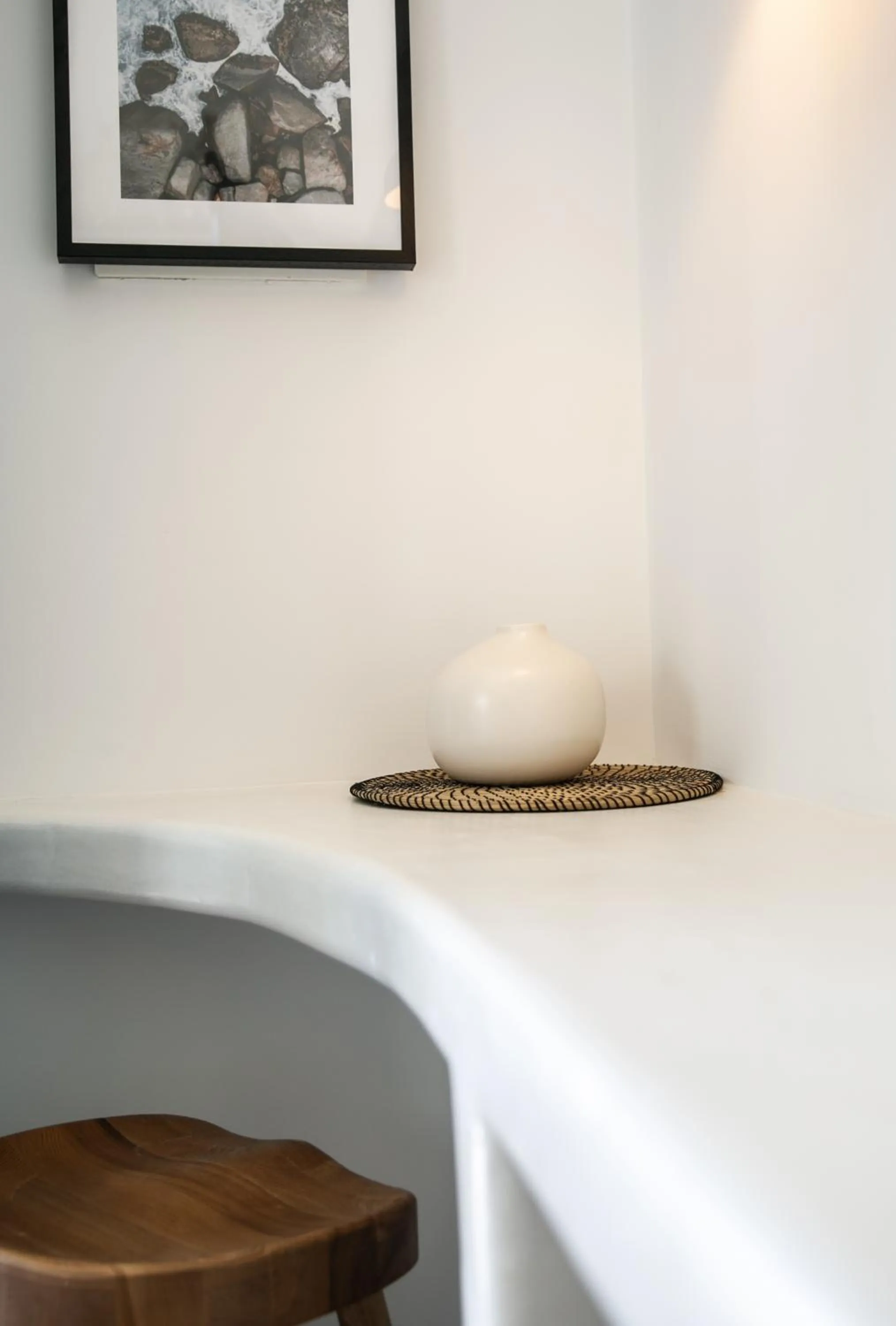 Decorative detail in Vino Houses Santorini