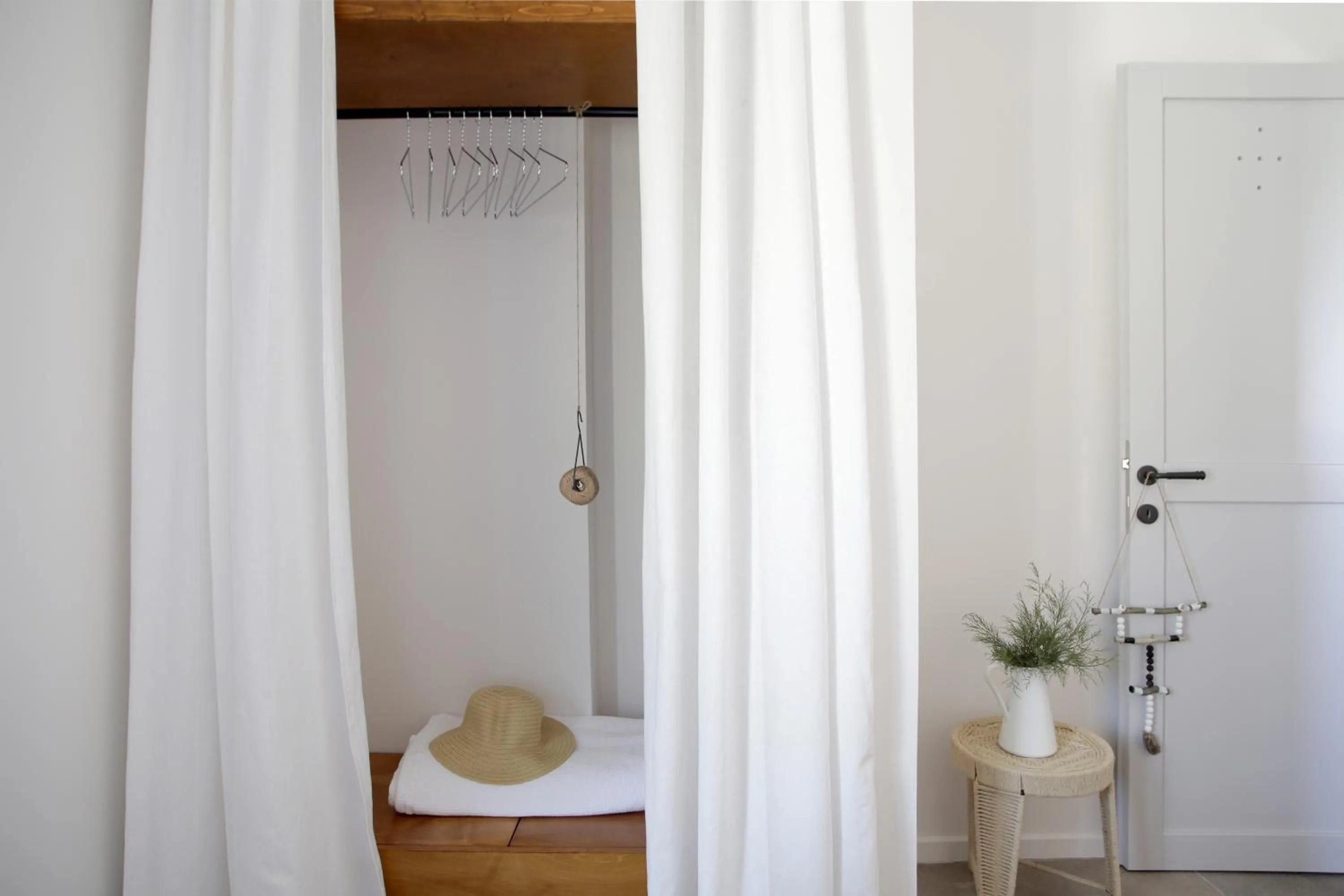 Decorative detail, Bed in Vino Houses Santorini