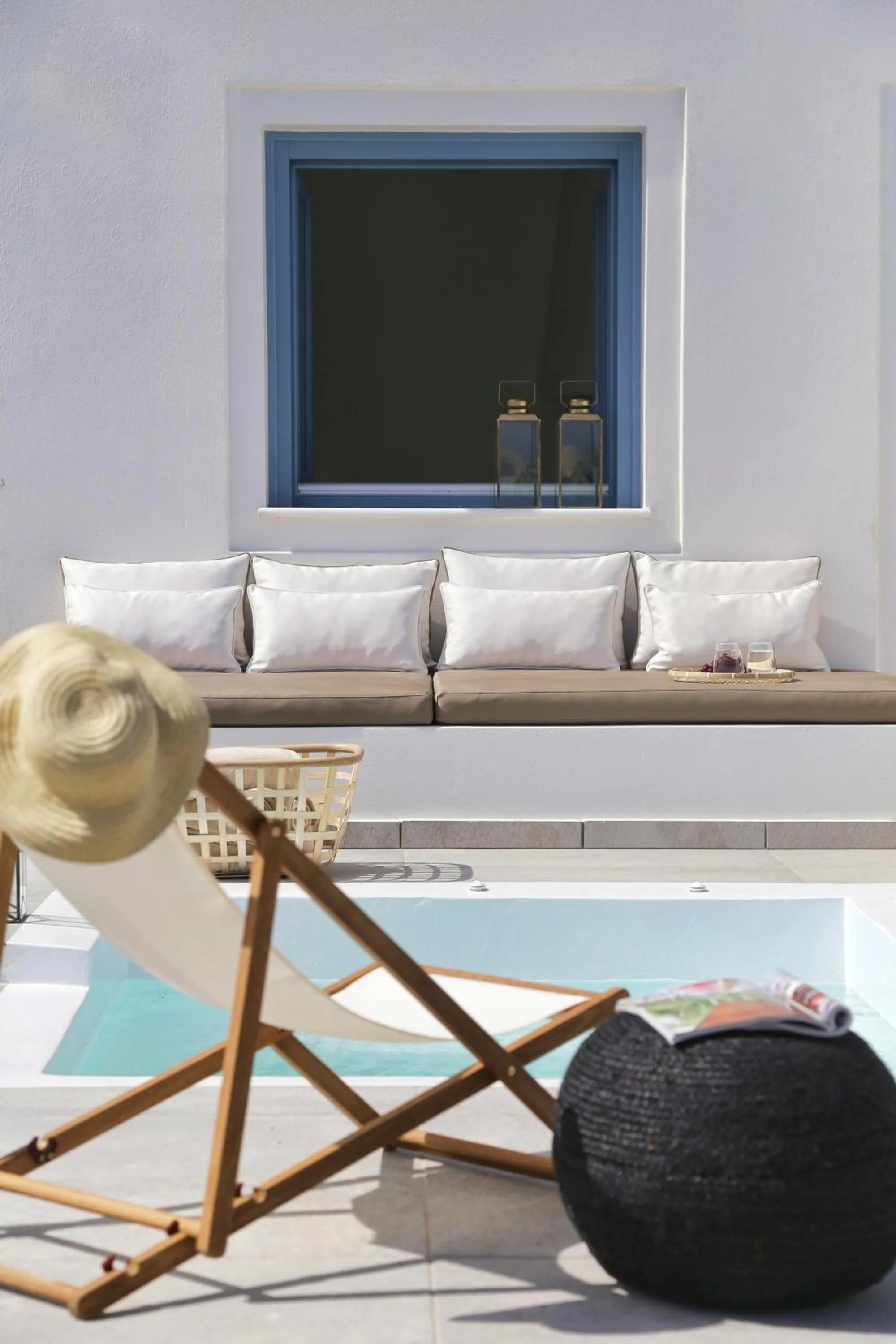 Balcony/Terrace in Vino Houses Santorini