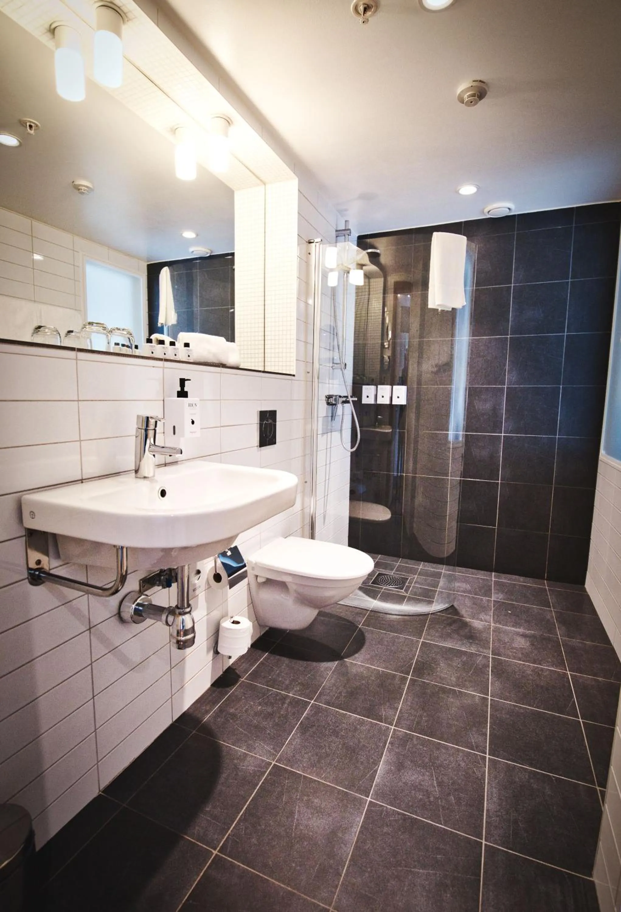 Shower in Hotel Birger Jarl