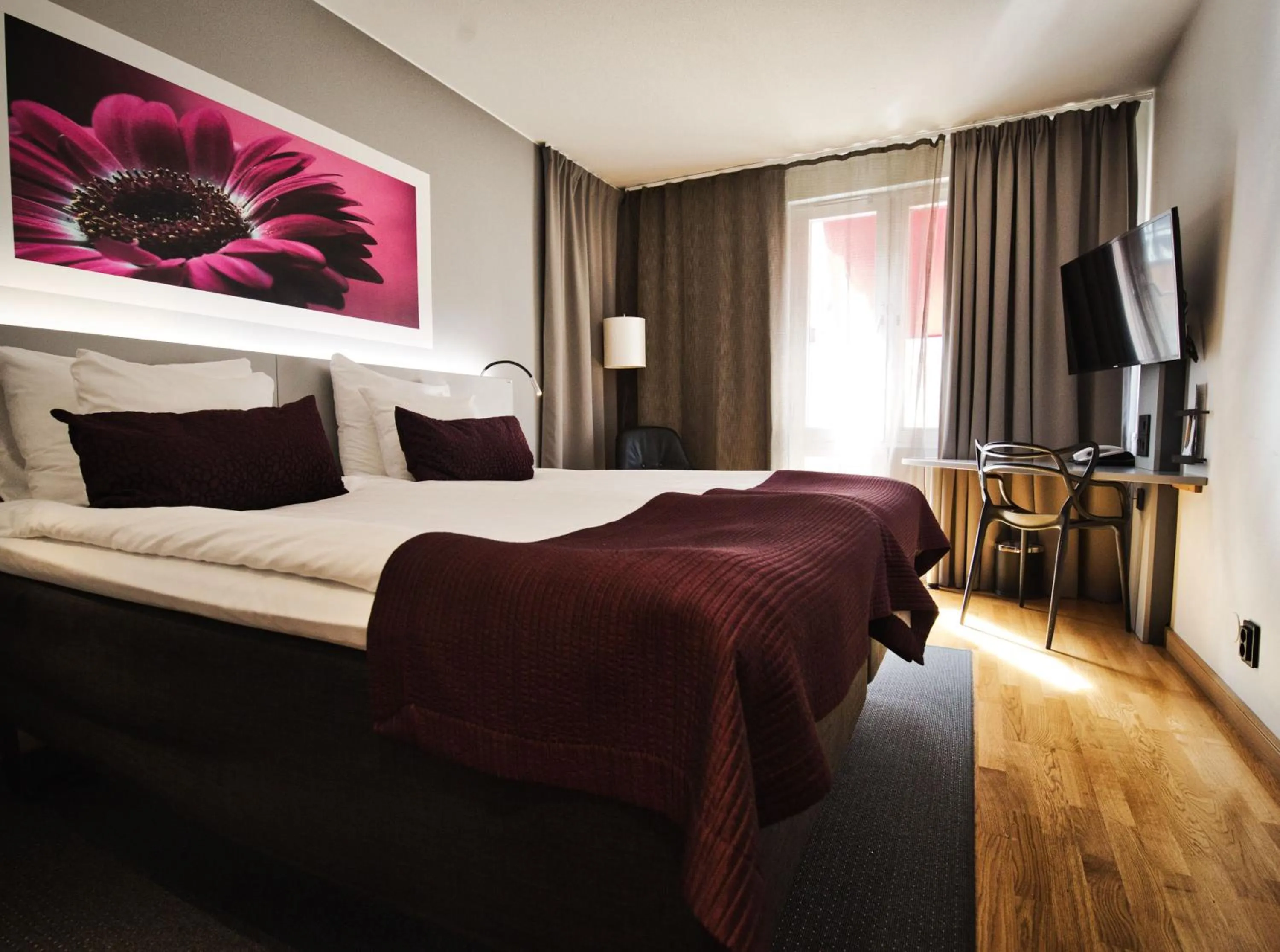 Bed in Hotel Birger Jarl