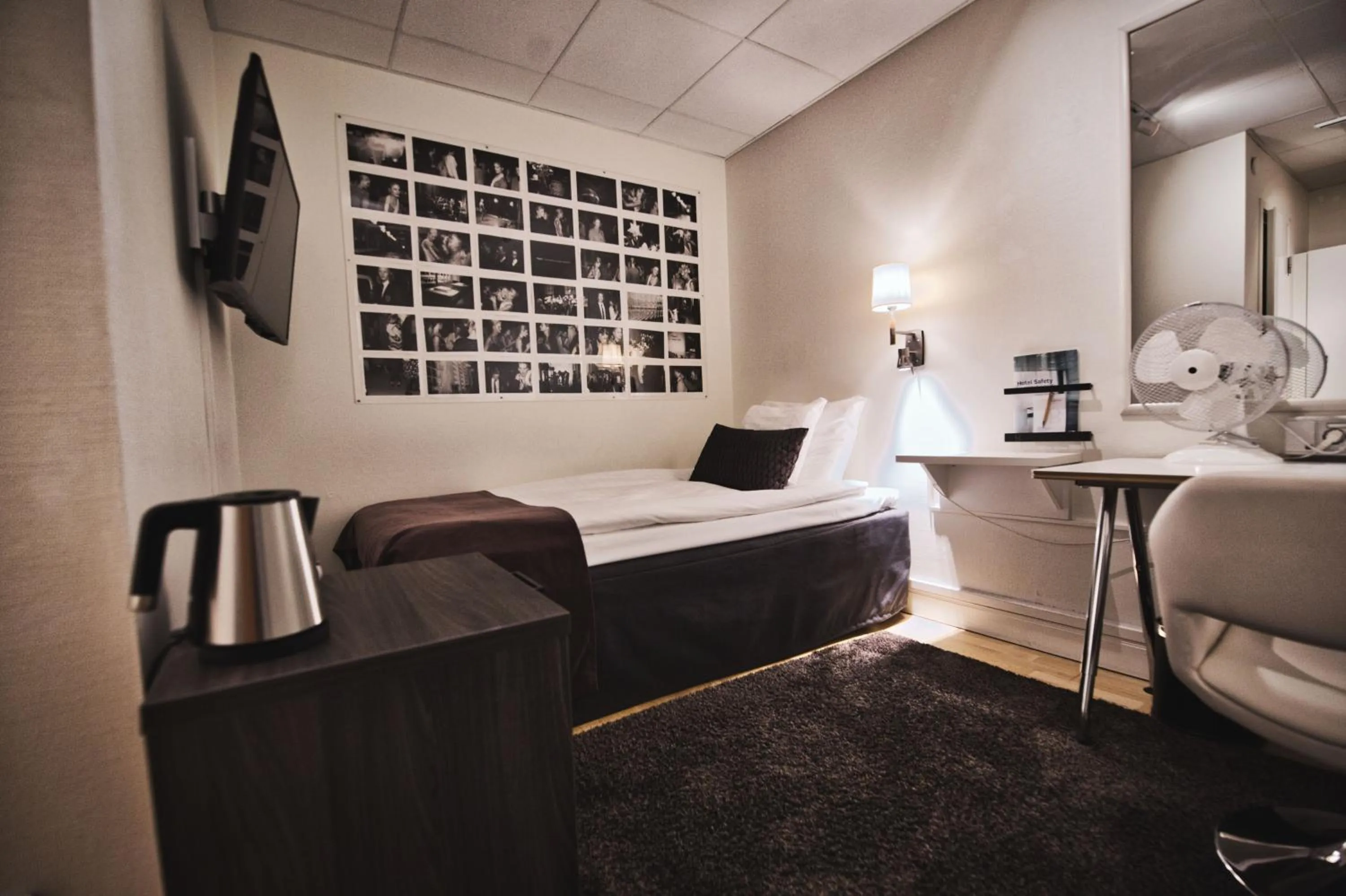 Bed in Hotel Birger Jarl