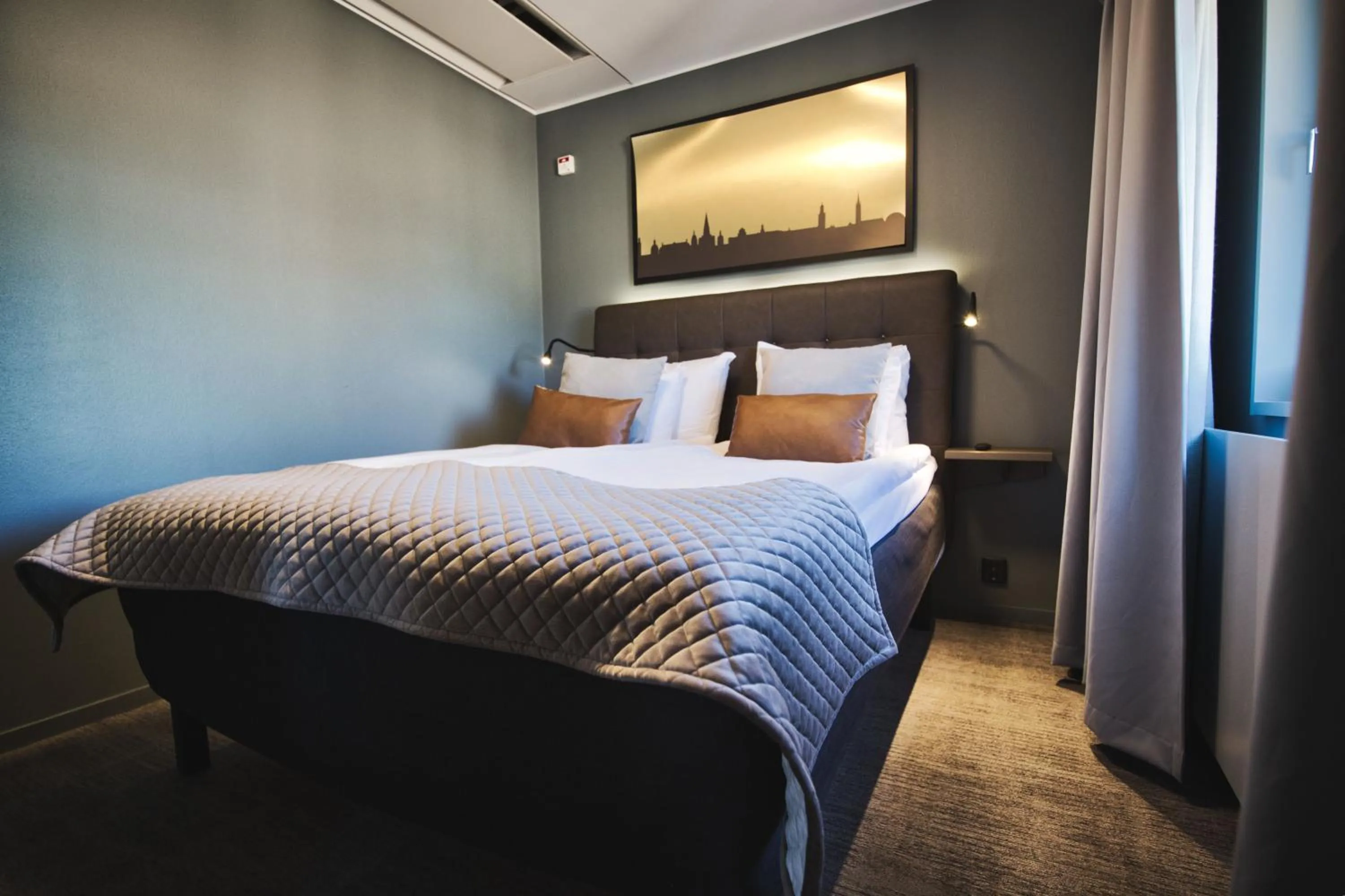 Bed in Hotel Birger Jarl