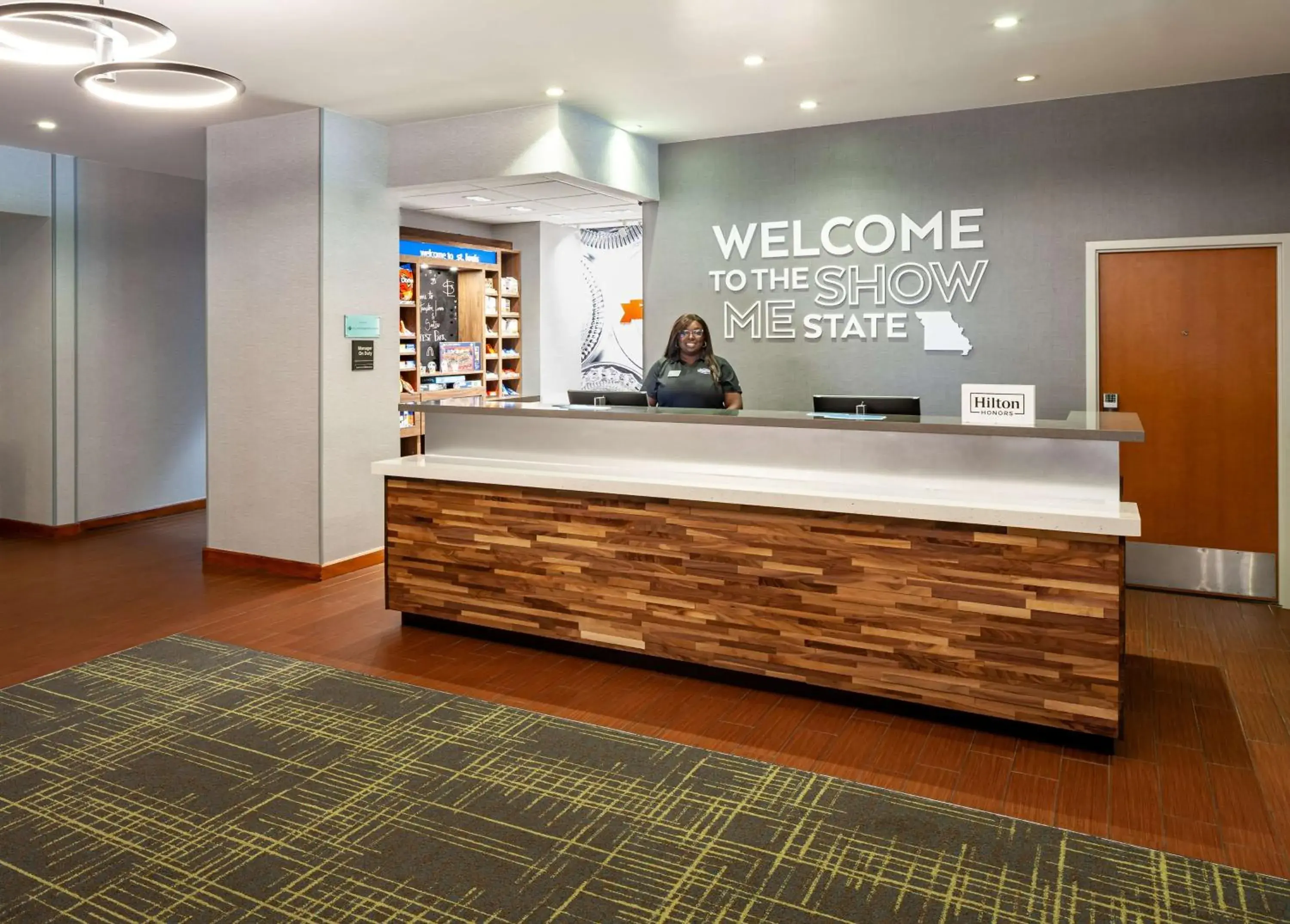 Lobby or reception in Hampton Inn & Suites St. Louis at Forest Park Lobby or reception in Hampton Inn & Suites St. Louis at Forest Park