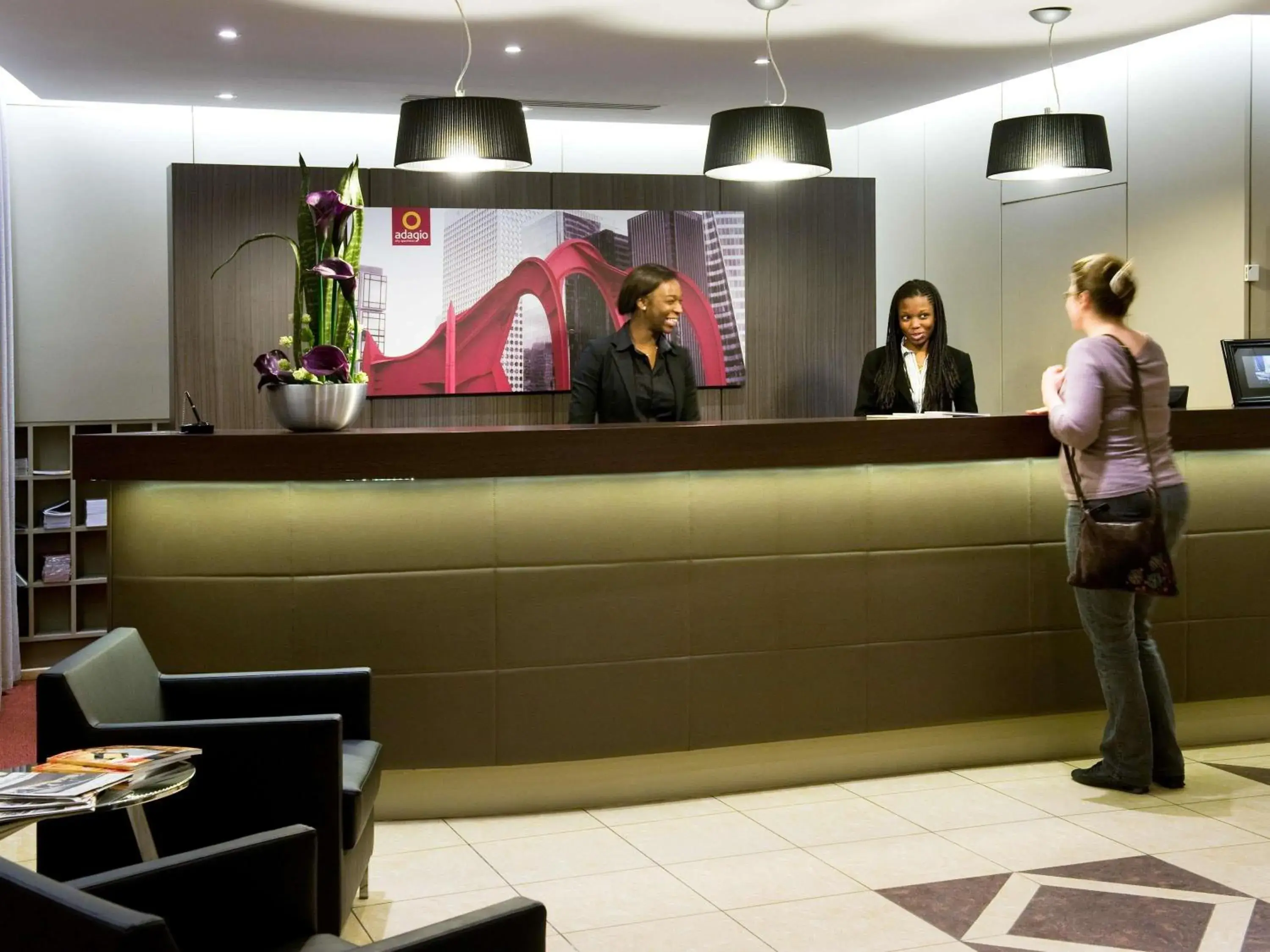 Property building in Aparthotel Adagio La Défense Esplanade Property building in Aparthotel Adagio La Défense Esplanade