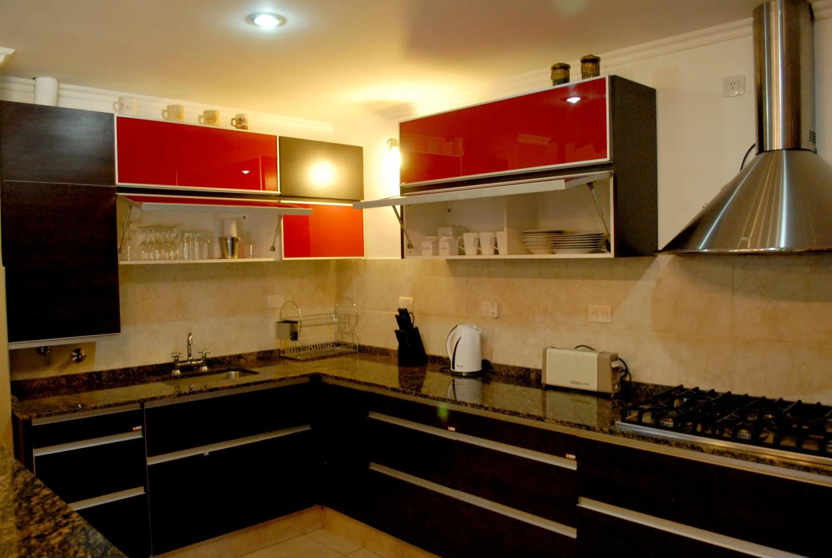 Kitchen or kitchenette in Chalet San Rafael