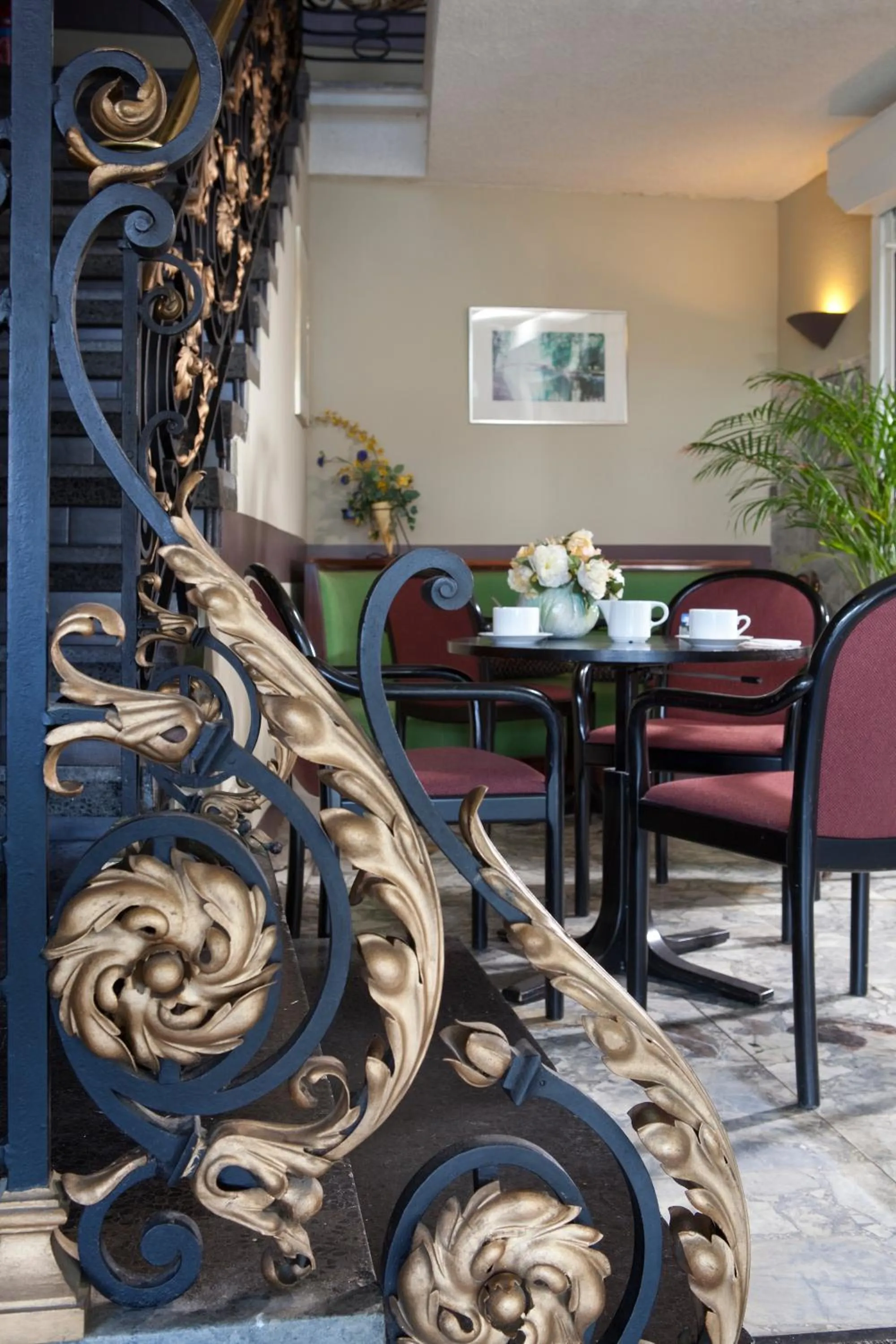 Decorative detail in Hôtel du Poète