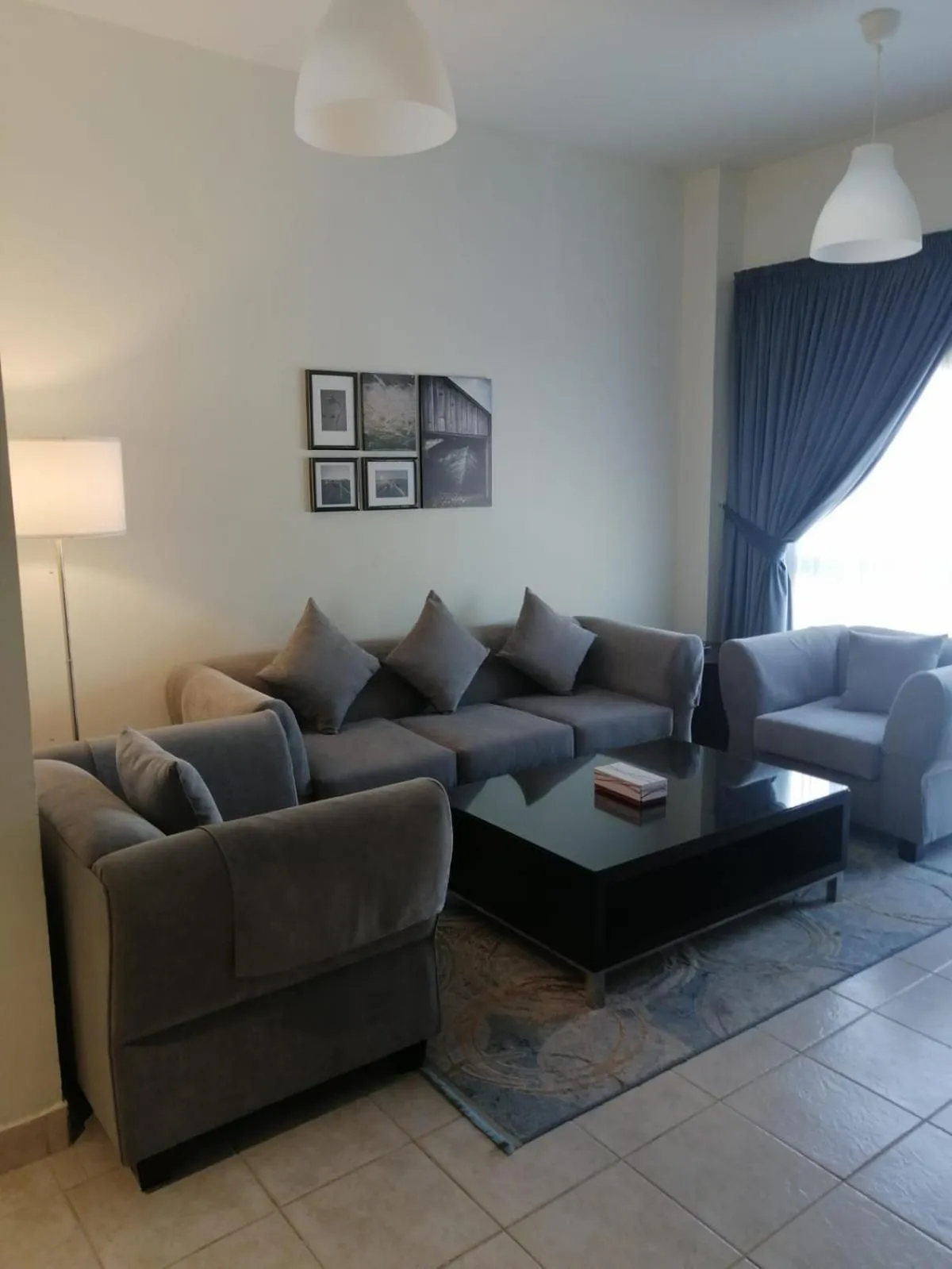 Seating area in Kuwait Residence