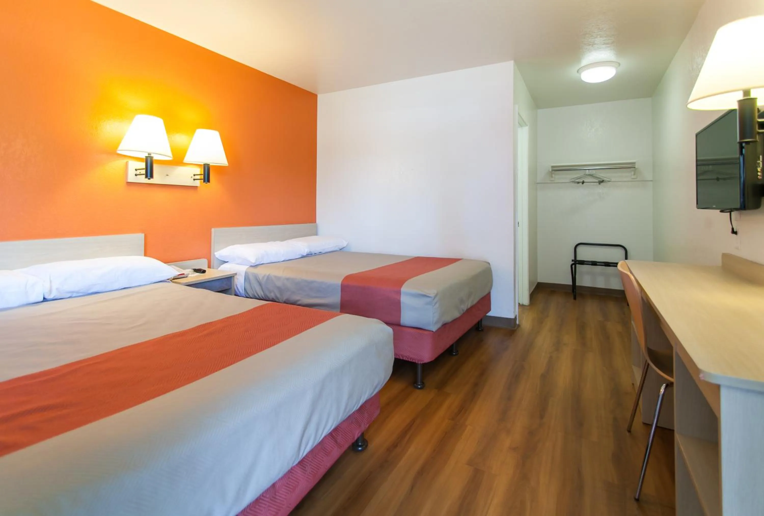 Bed in Motel 6-Rosemead, CA - Los Angeles