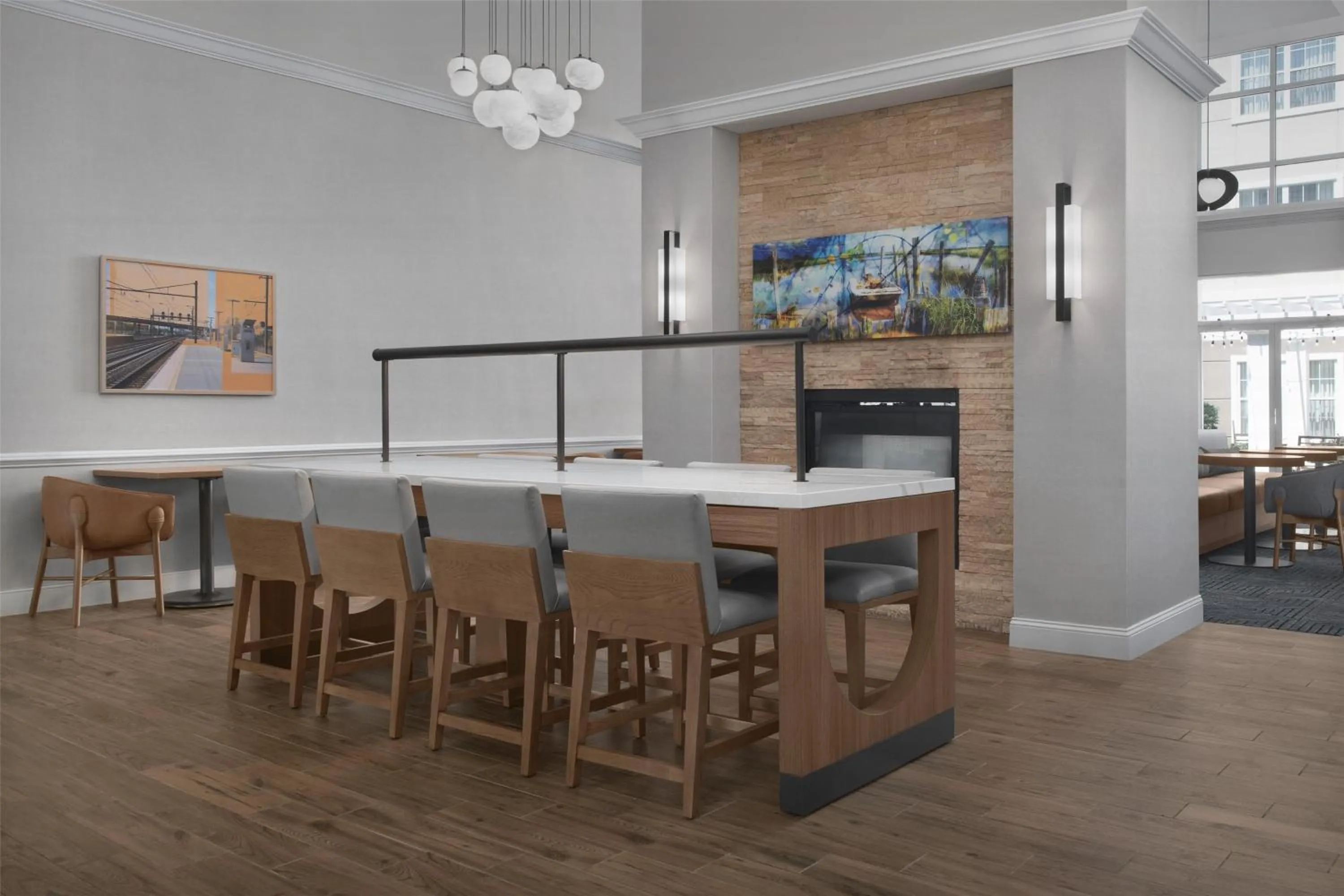 Breakfast in Homewood Suites by Hilton Newark-Cranford